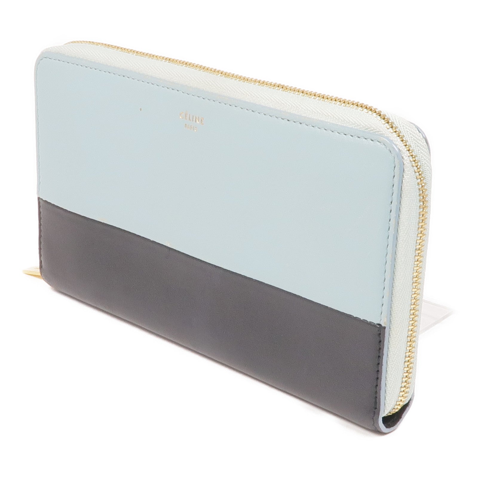 CELINE 牛皮皮革Wallet金扣長錢包