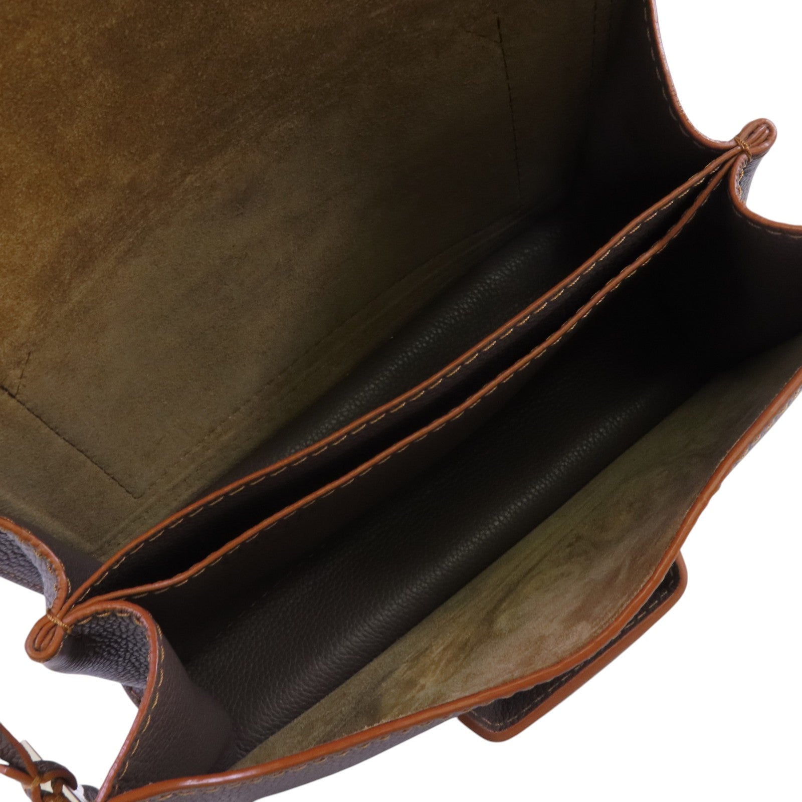 LOEWE 【激減優惠】牛皮皮革Barcelona金扣肩背袋