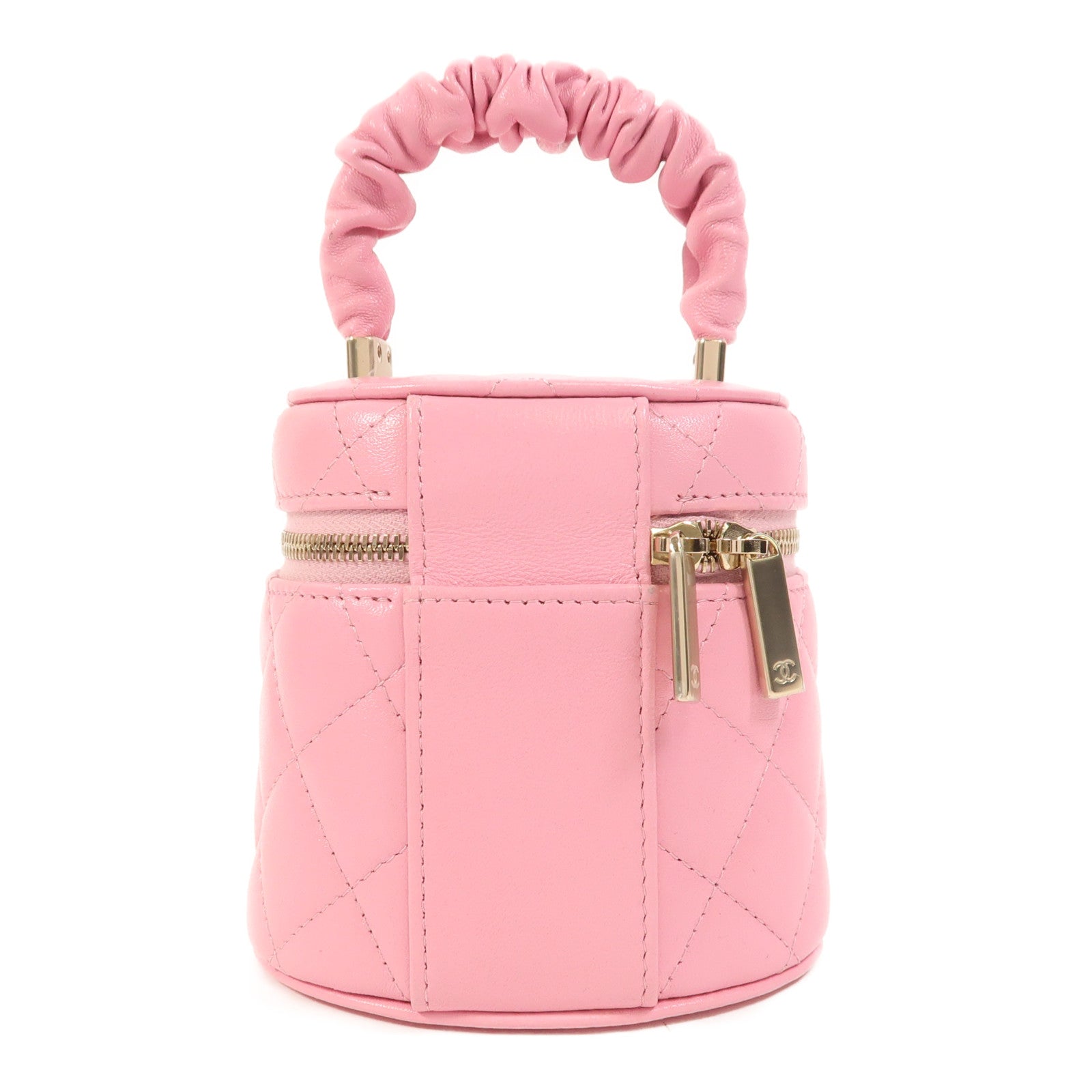 CHANEL 羊皮皮革Hand Bag金扣手挽袋