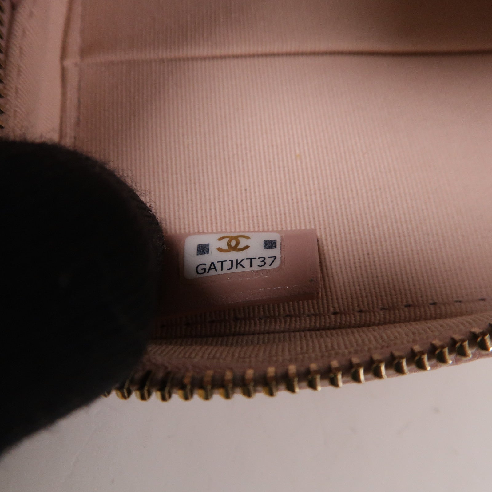CHANEL 菱格牛皮皮革Shoulder Bag金扣鏈帶肩背袋粉紅色