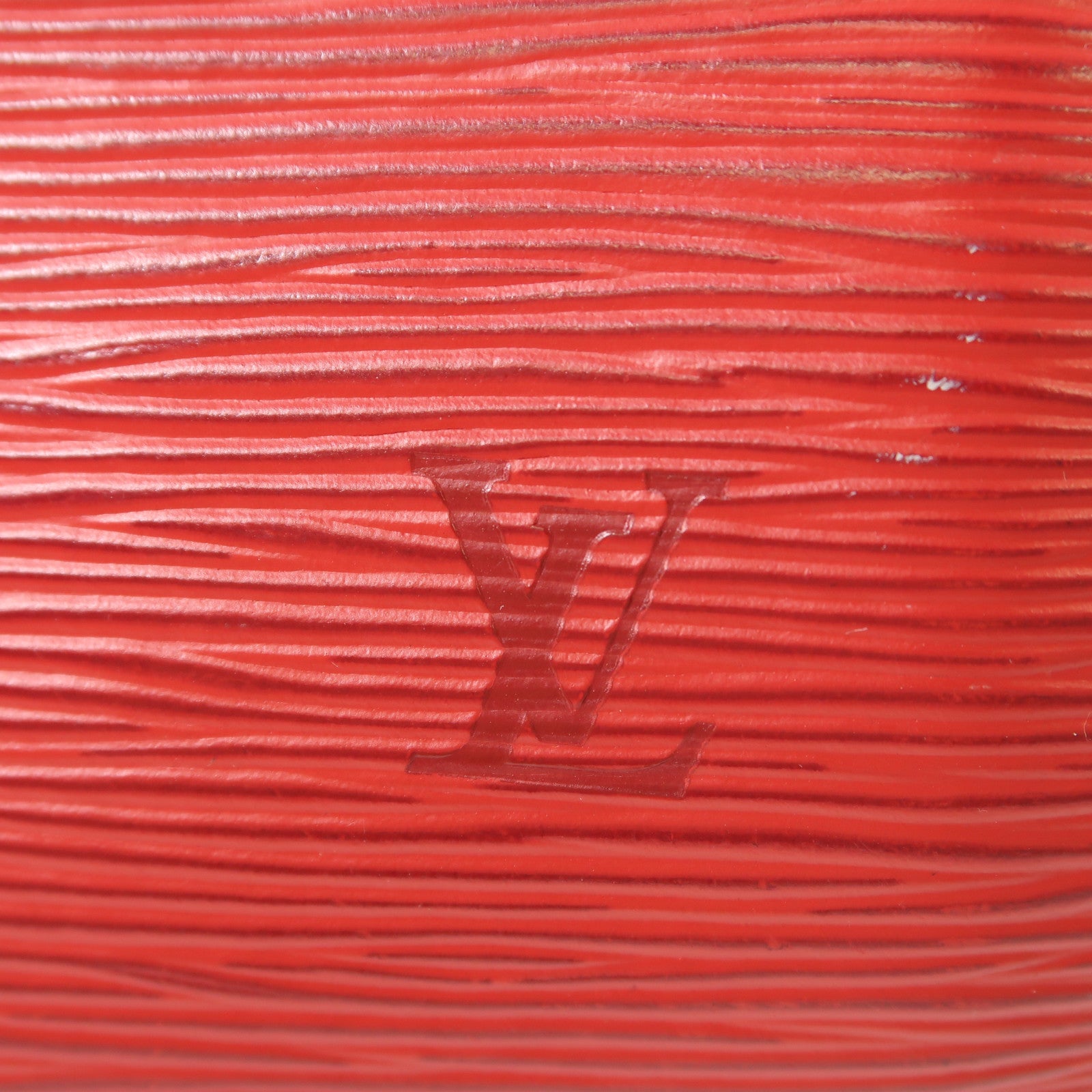 LOUIS VUITTON Epi Sufflo金扣肩背袋紅色