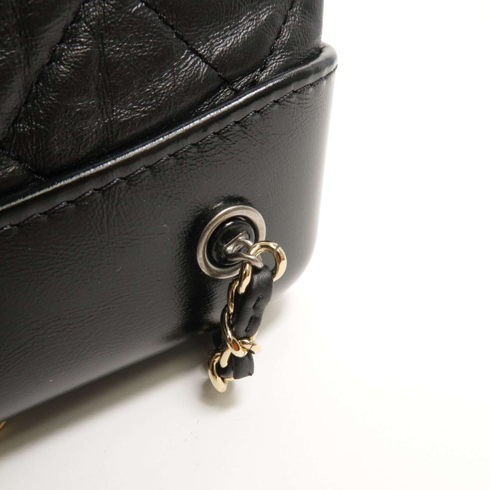 CHANEL 牛皮皮革Gabrielle BackPack鏈帶背包