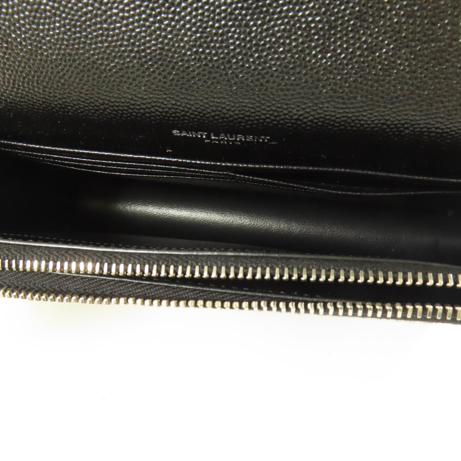 SAINT LAURENT 牛皮皮革Kate Shoulder Bag銀扣鏈帶肩背袋