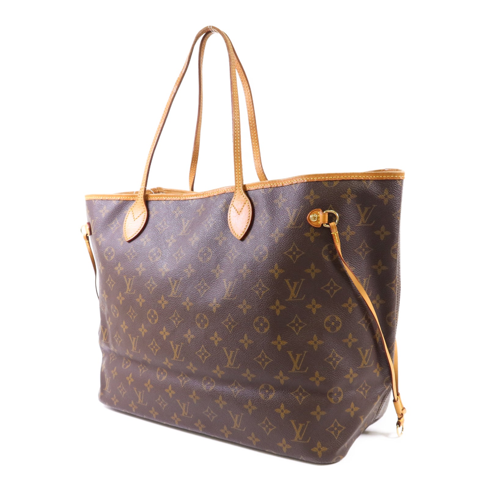 LOUIS VUITTON Monogram Neverfull GM Tote Bag金扣肩背袋