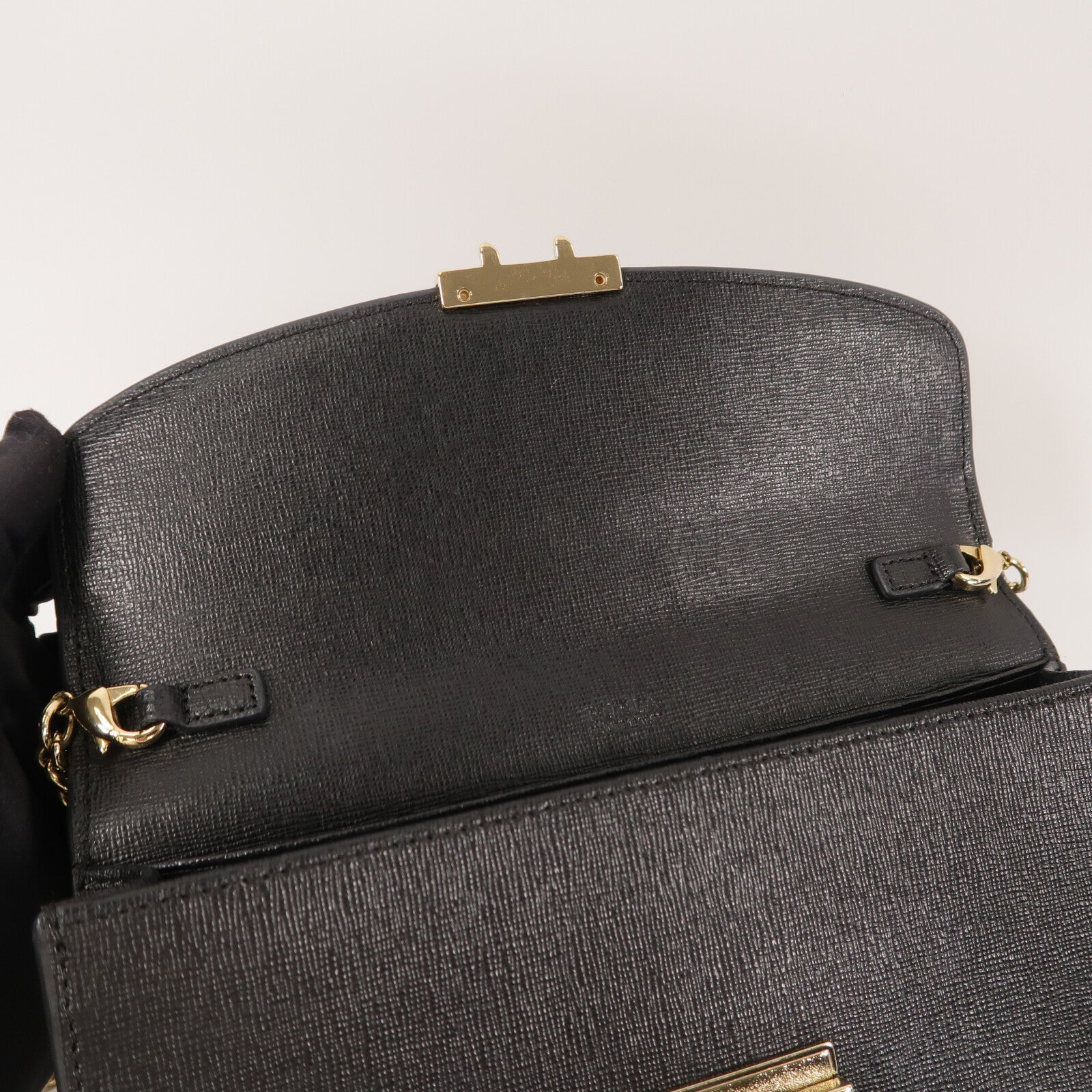 Furla 牛皮皮革Chain Shoulder Bag鏈帶肩背袋