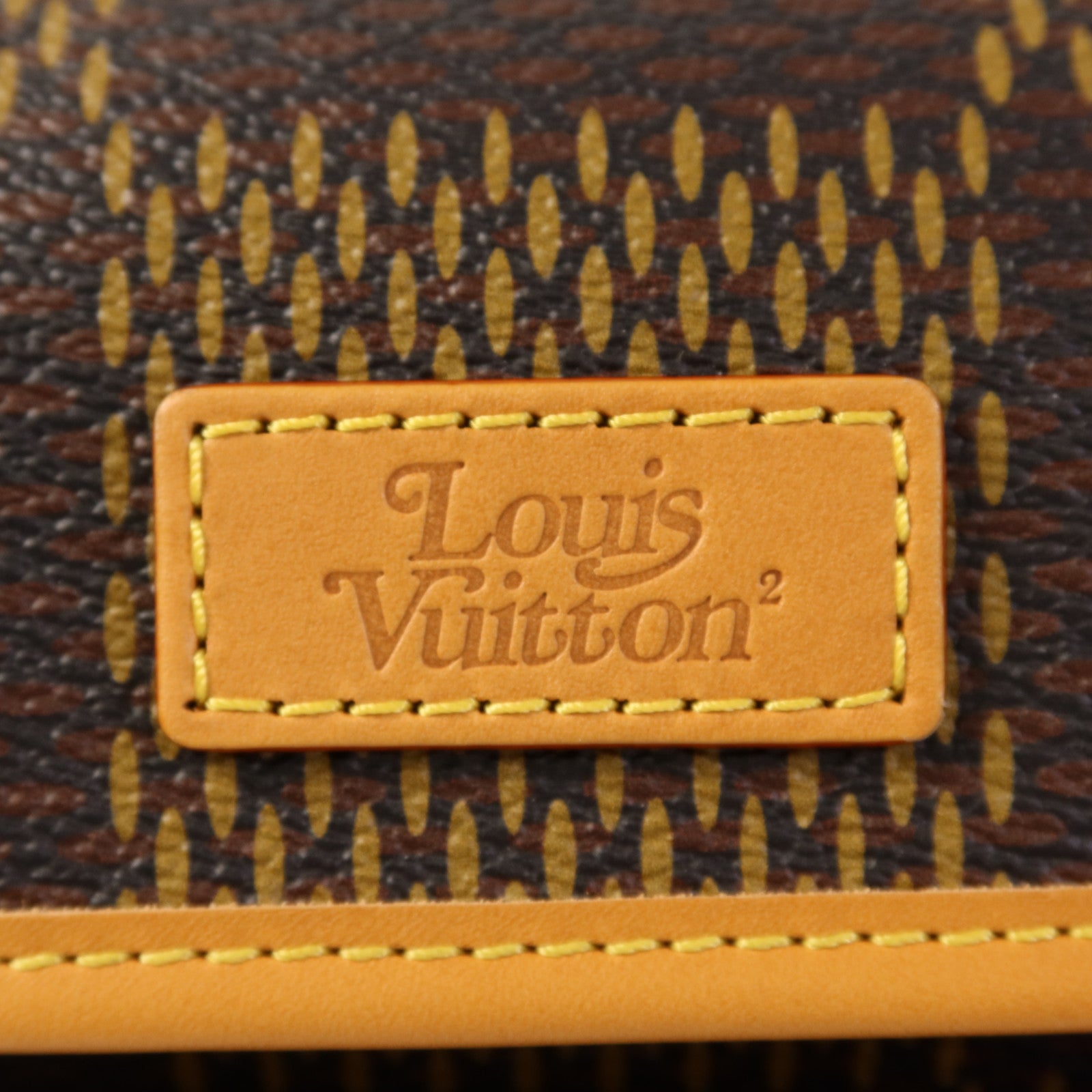 LOUIS VUITTON Damier Giant/Monogram LV x Nigo Nano Amazone肩背袋