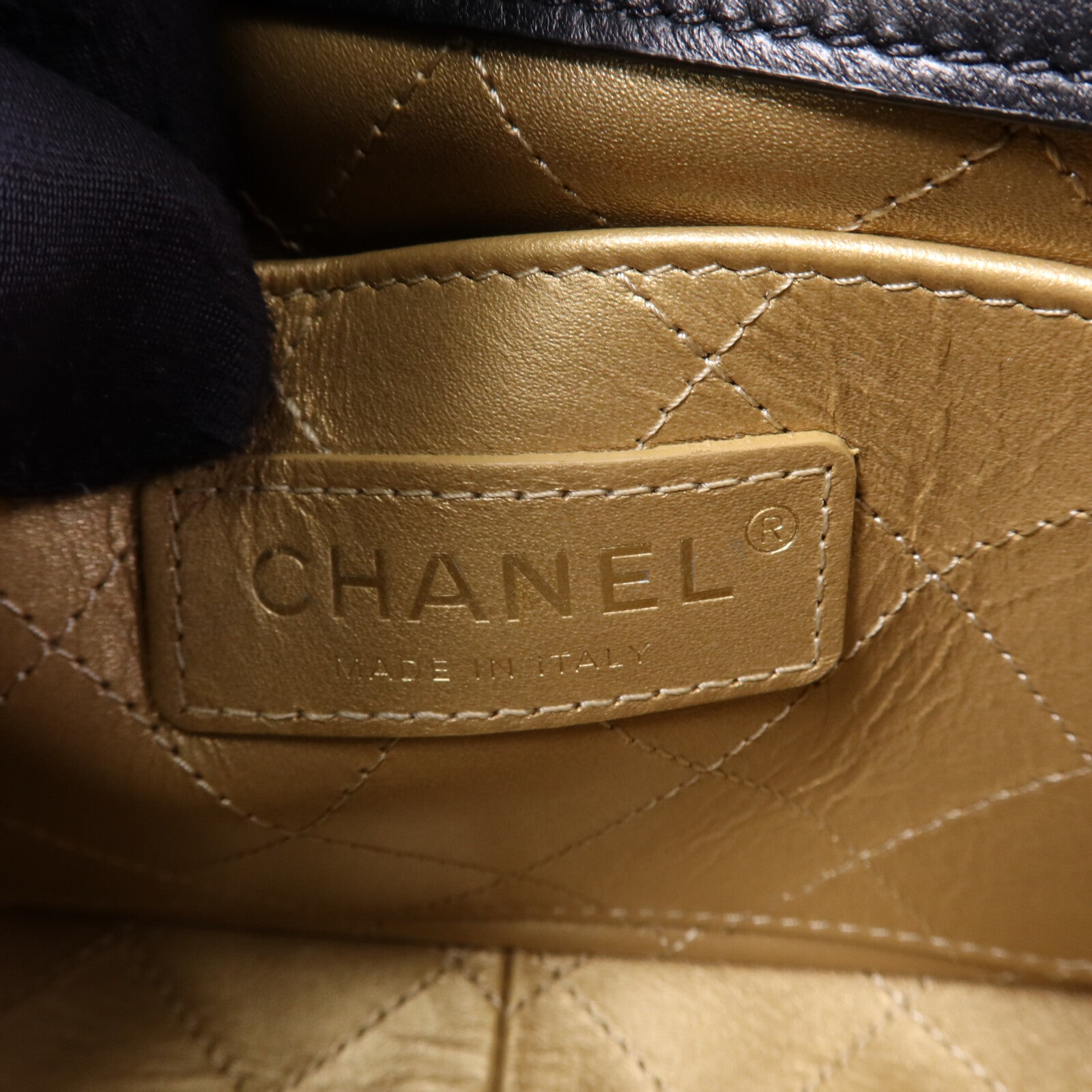 CHANEL 羊皮皮革Chain Shoulder Bag金扣鏈帶肩背袋