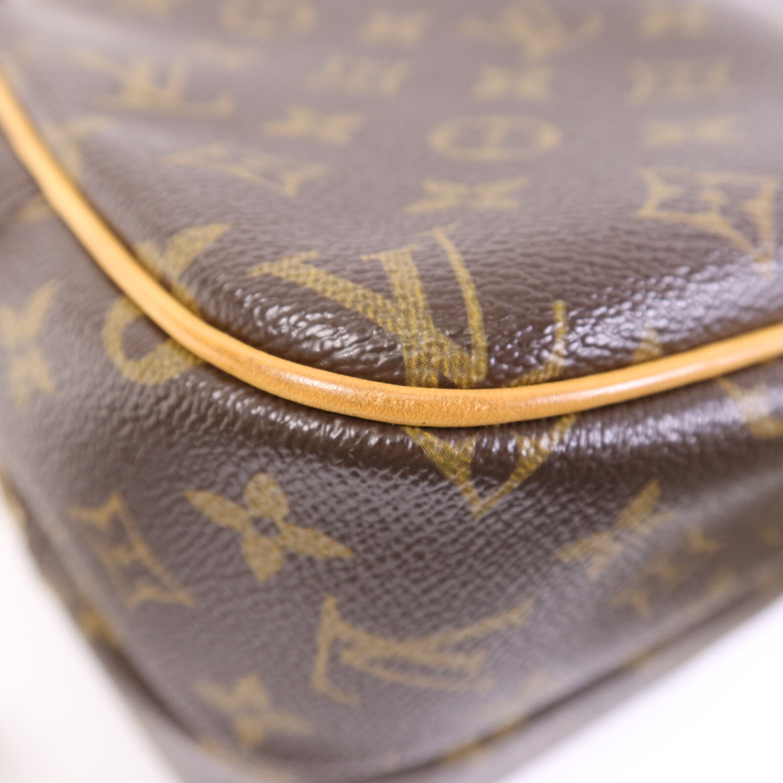 LOUIS VUITTON Monogram Reporter PM金扣肩背袋