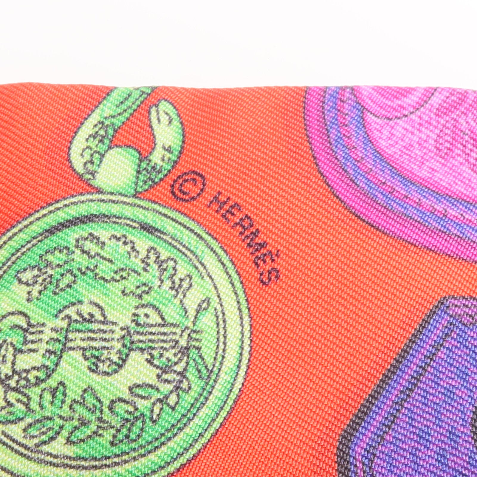 HERMES 絲質Twilly絲巾