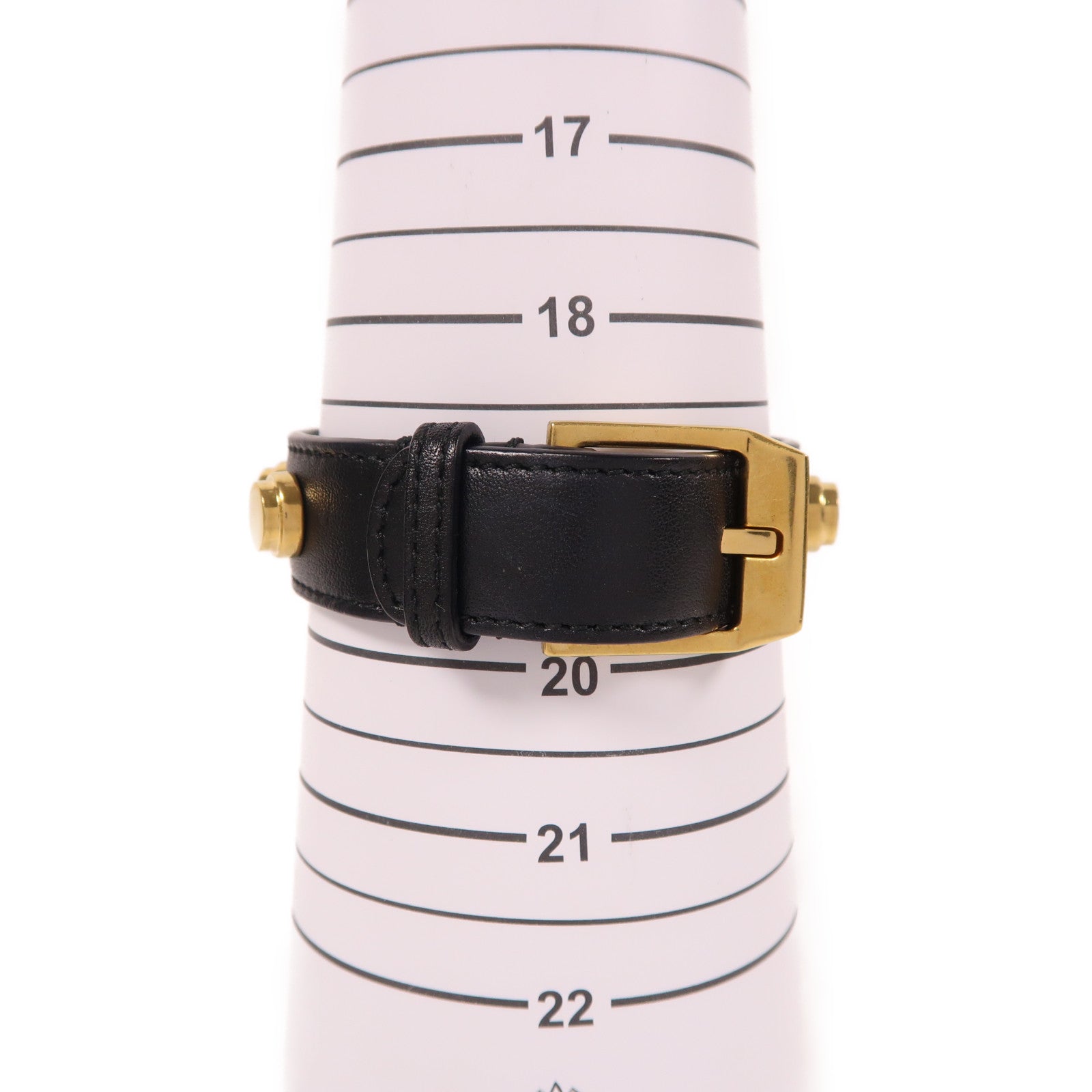 SAINT LAURENT 牛皮皮革Bracelet手鐲黑色