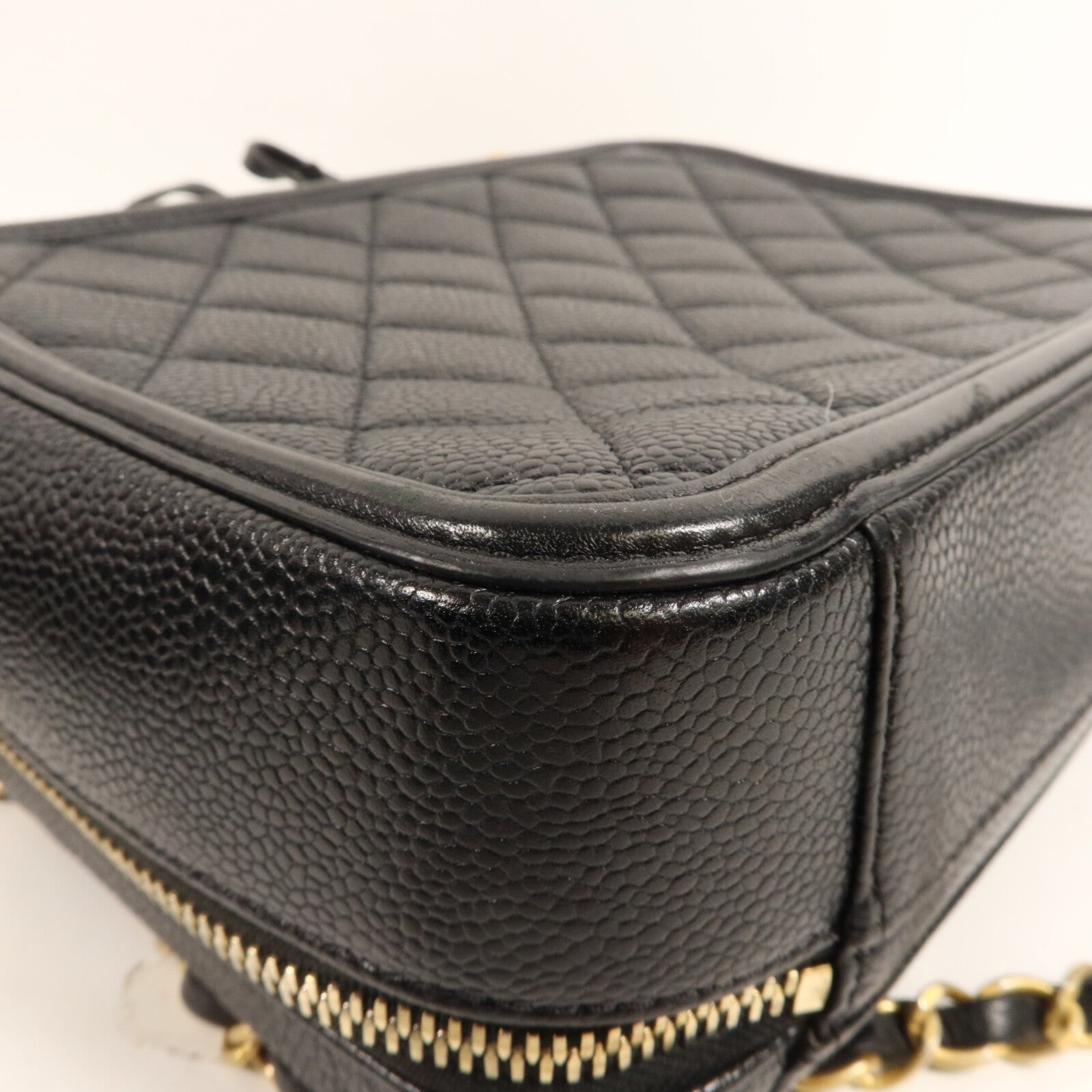CHANEL 牛皮皮革Vanity Case手挽肩背兩用袋