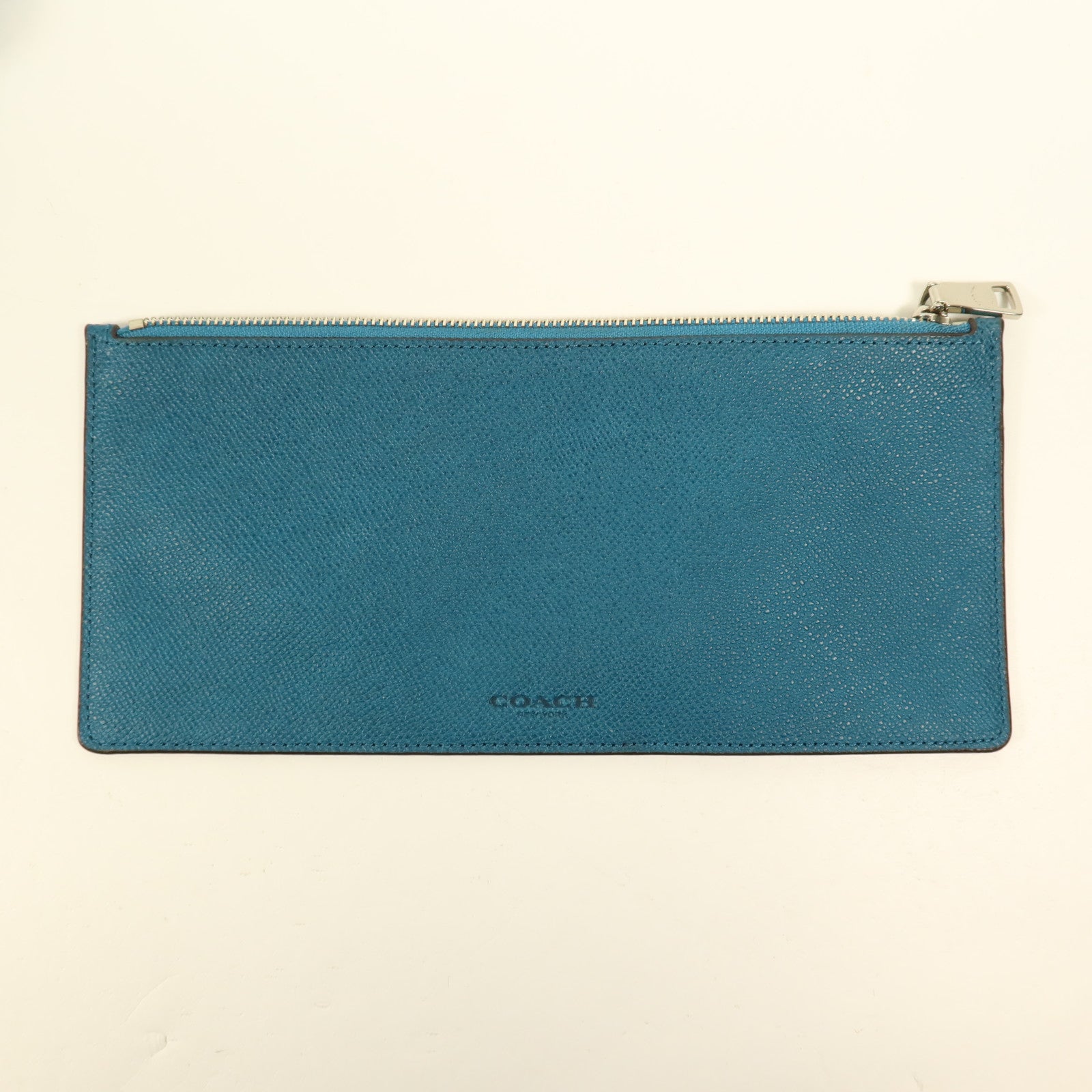 COACH 牛皮皮革Shoulder Bag銀扣肩背袋