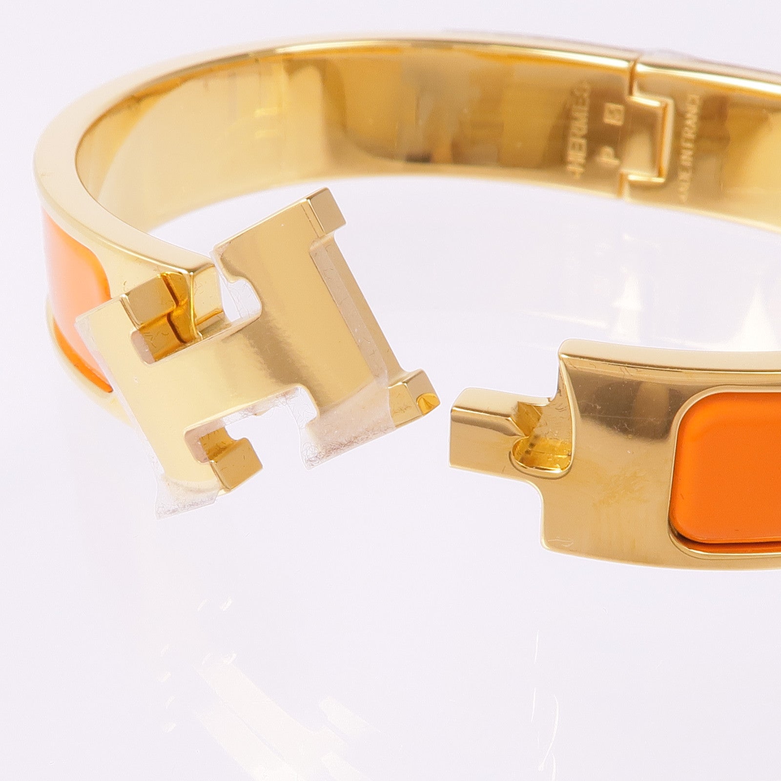 HERMES 琺瑯/金屬Clic H手鐲