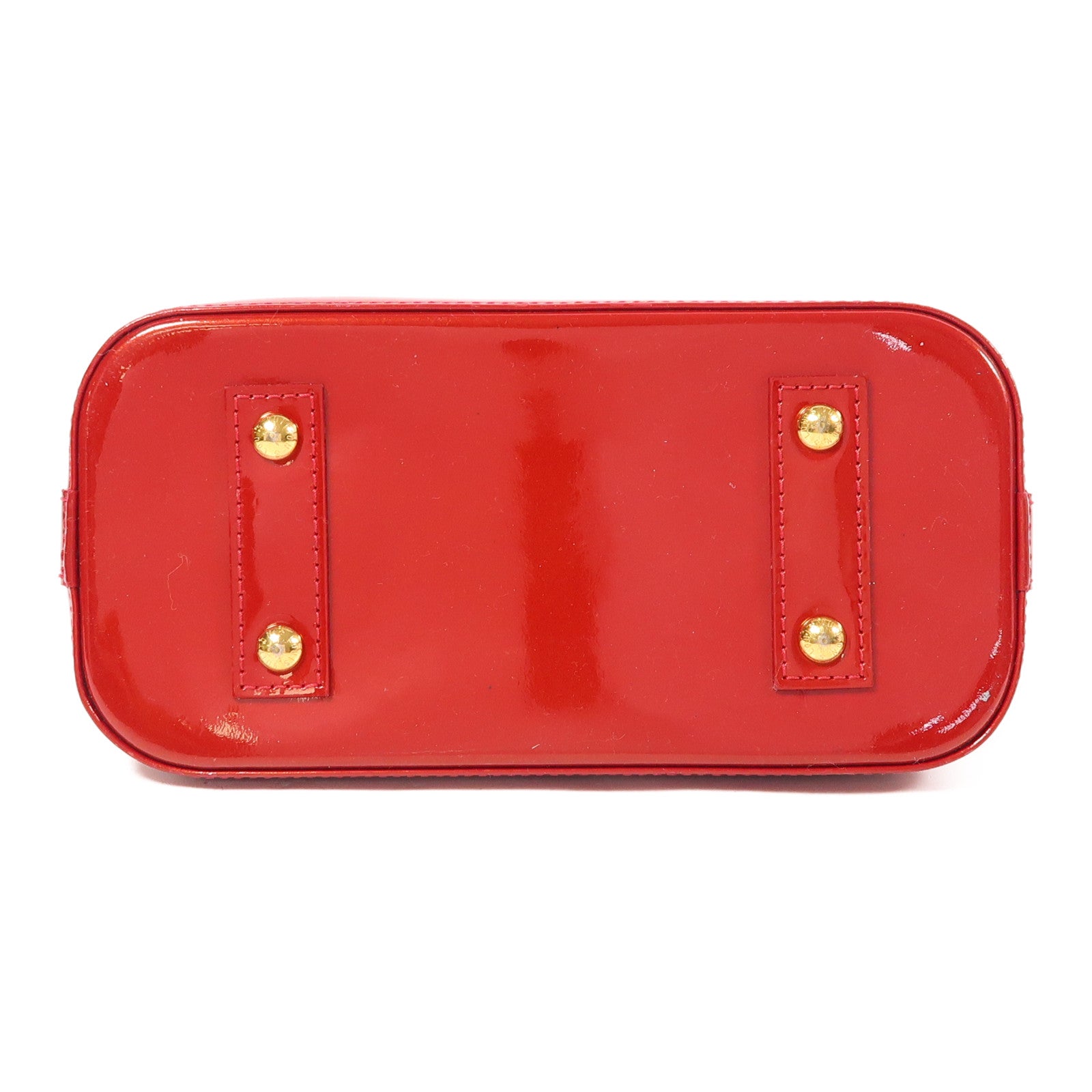 LOUIS VUITTON Monogram Vernis Alma BB金扣手挽肩背兩用袋