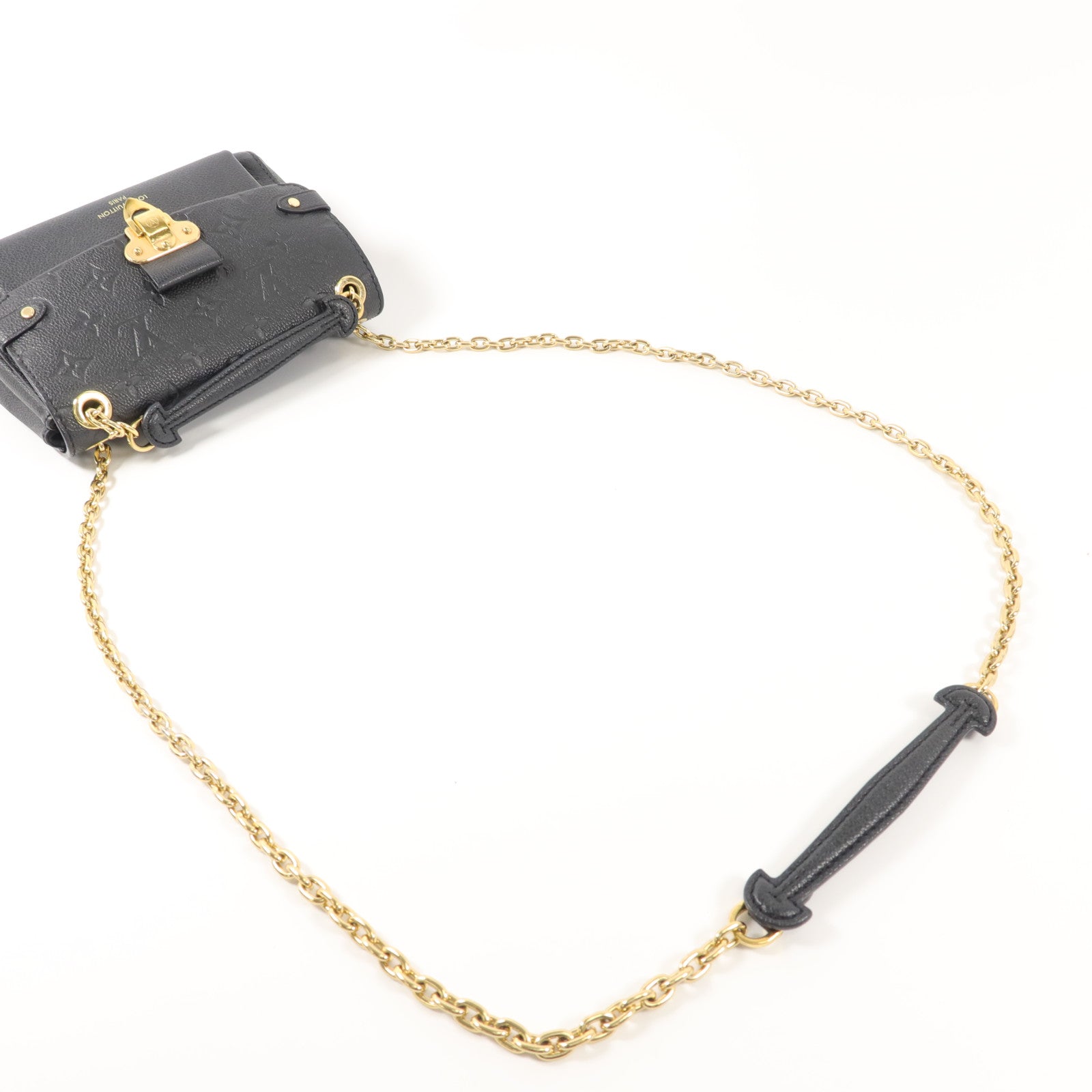 LOUIS VUITTON Monogram Empreinte Vavin BB鏈帶肩背袋