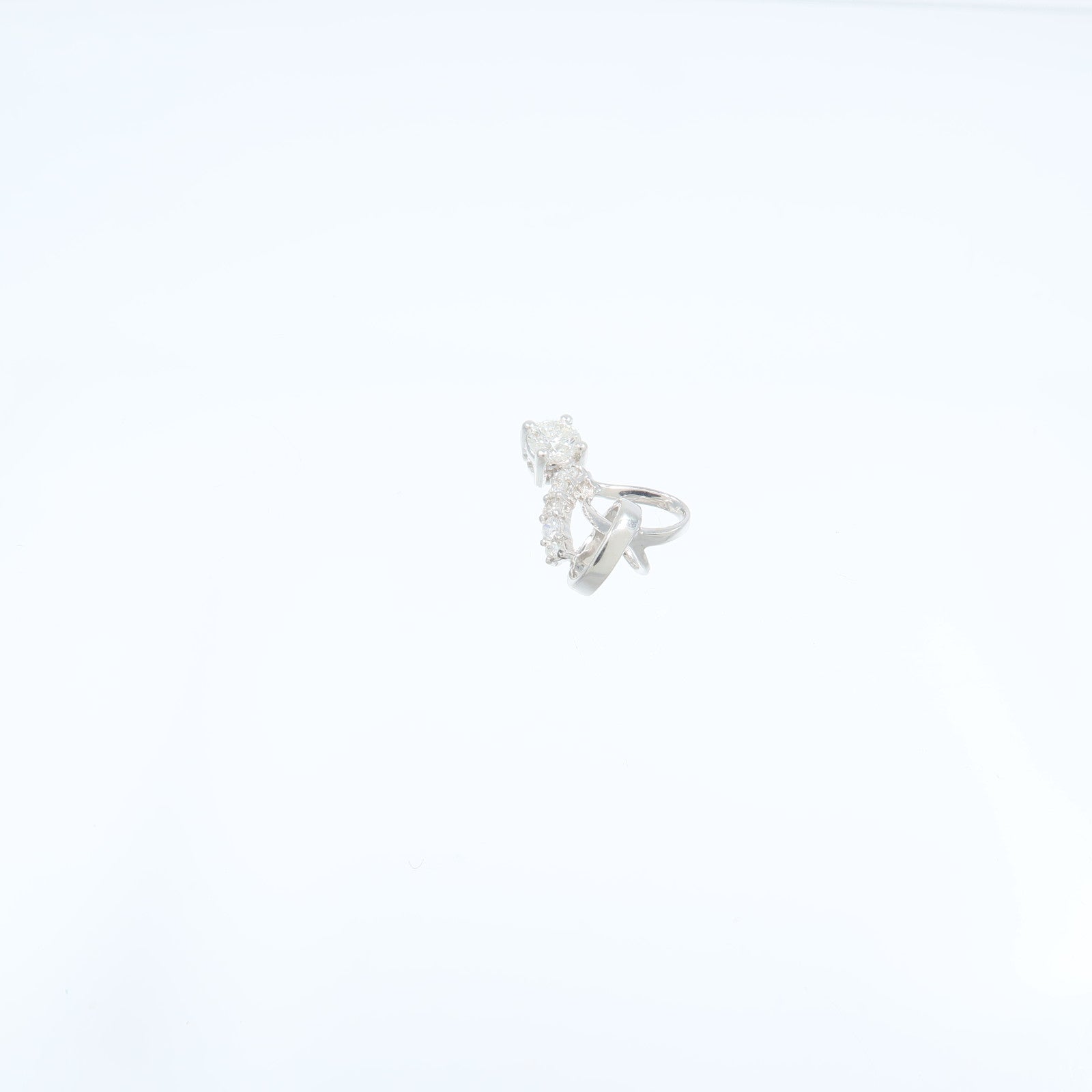 JEWELRY 18K白金Diamond Pendant鑽石吊墜