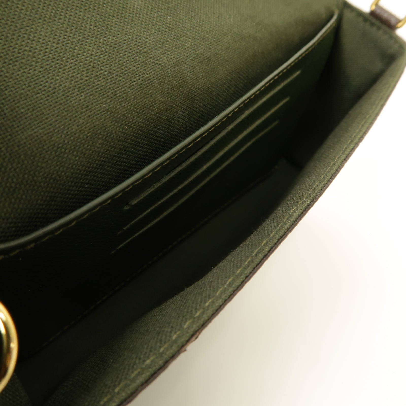 LOUIS VUITTON 【激減優惠】Monogram Felicie Strap & Go金扣肩背袋啡色