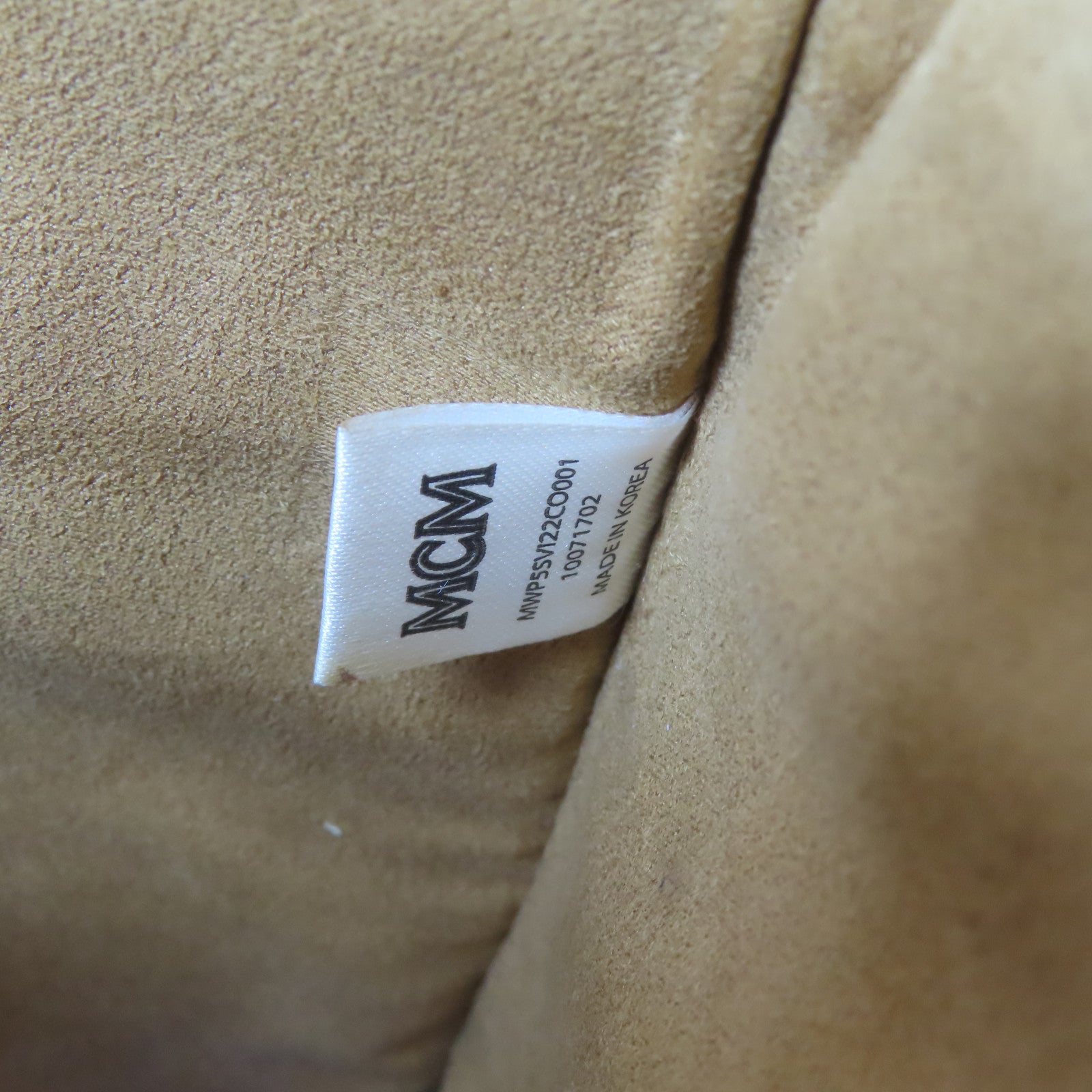 MCM 【激減優惠】塗層帆布Tote Bag金扣手挽袋啡色