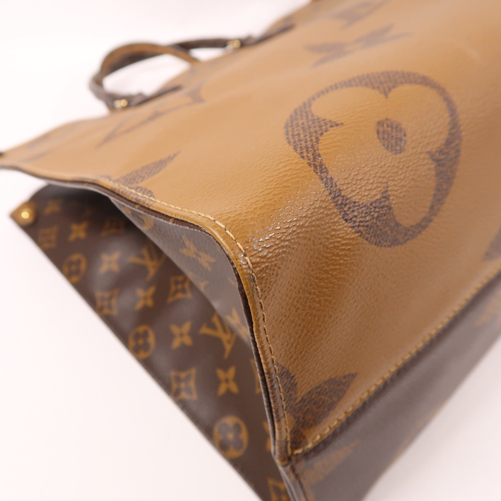 LOUIS VUITTON 【激減優惠】Monogram Giant OnTheGo GM金扣手挽肩背兩用袋