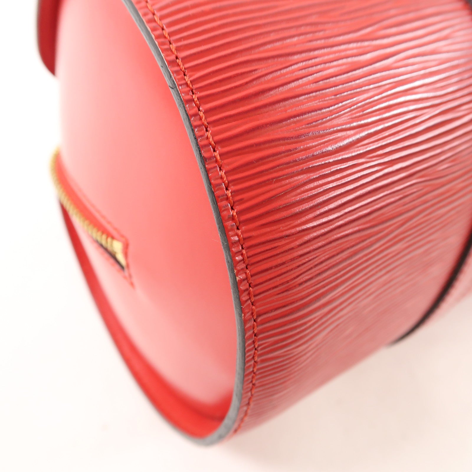 LOUIS VUITTON Epi Sufflo金扣肩背袋紅色