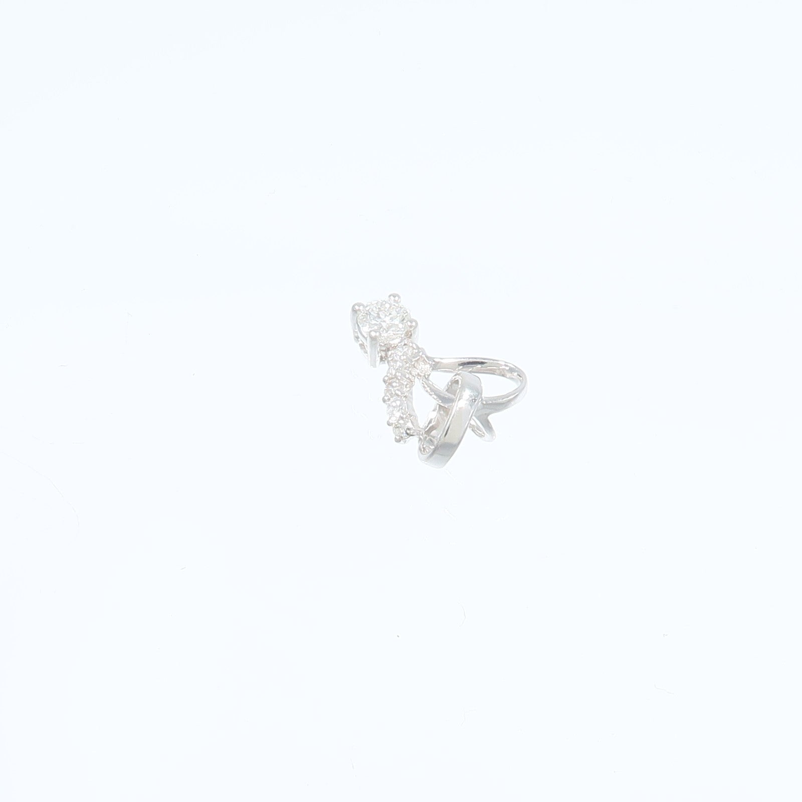 JEWELRY 18K白金Diamond Pendant鑽石吊墜