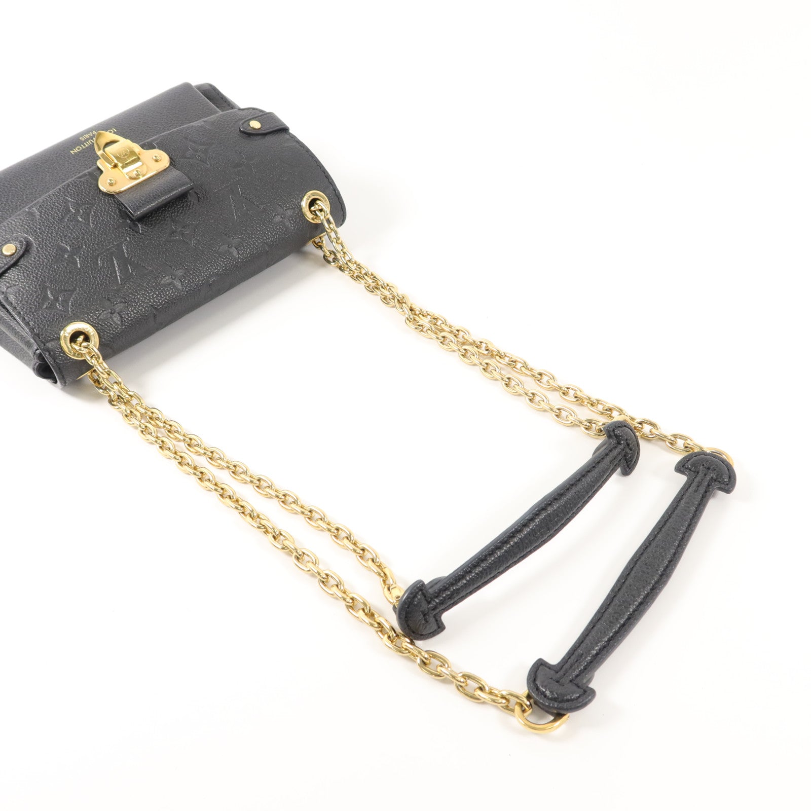 LOUIS VUITTON Monogram Empreinte Vavin BB鏈帶肩背袋