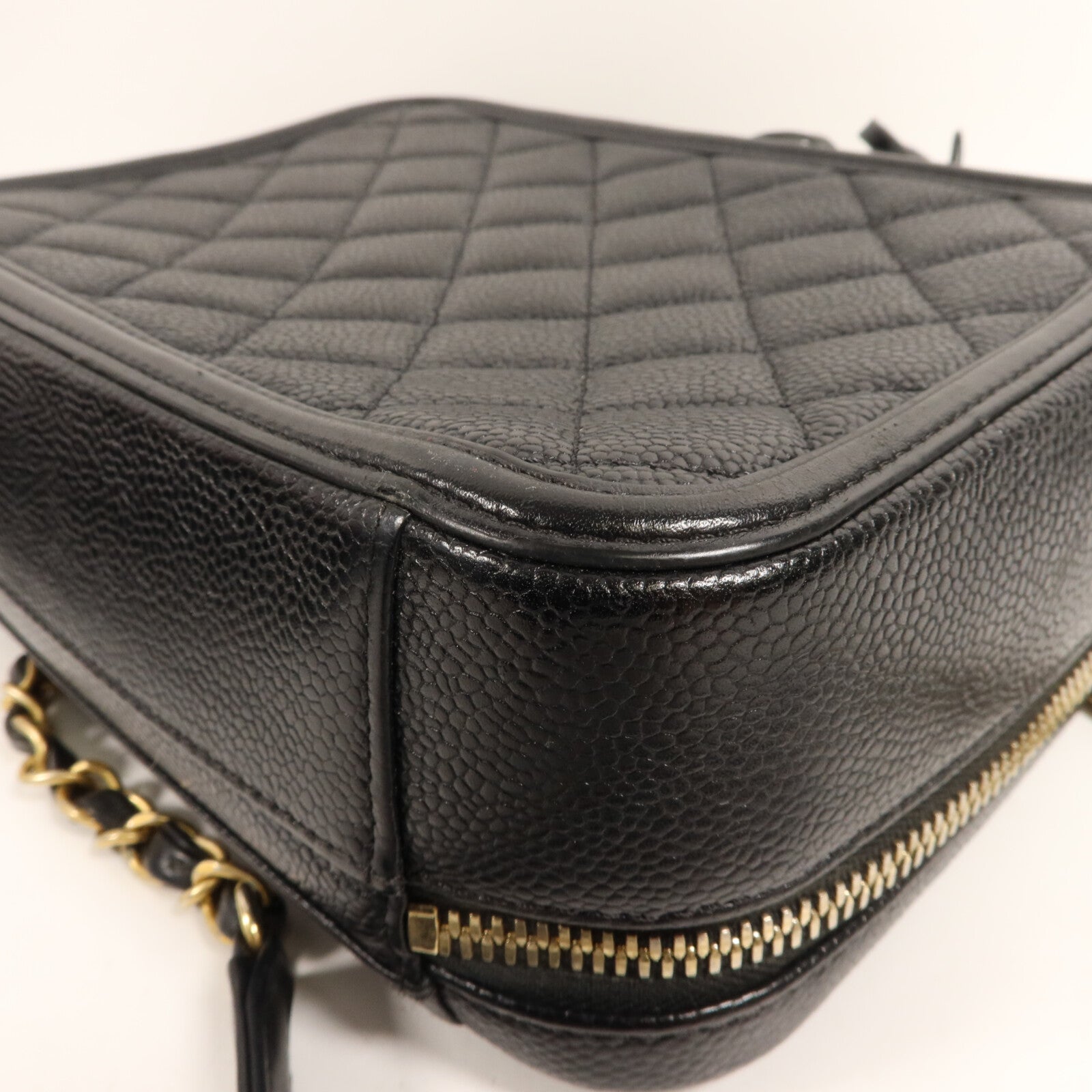 CHANEL 牛皮皮革Vanity Case手挽肩背兩用袋