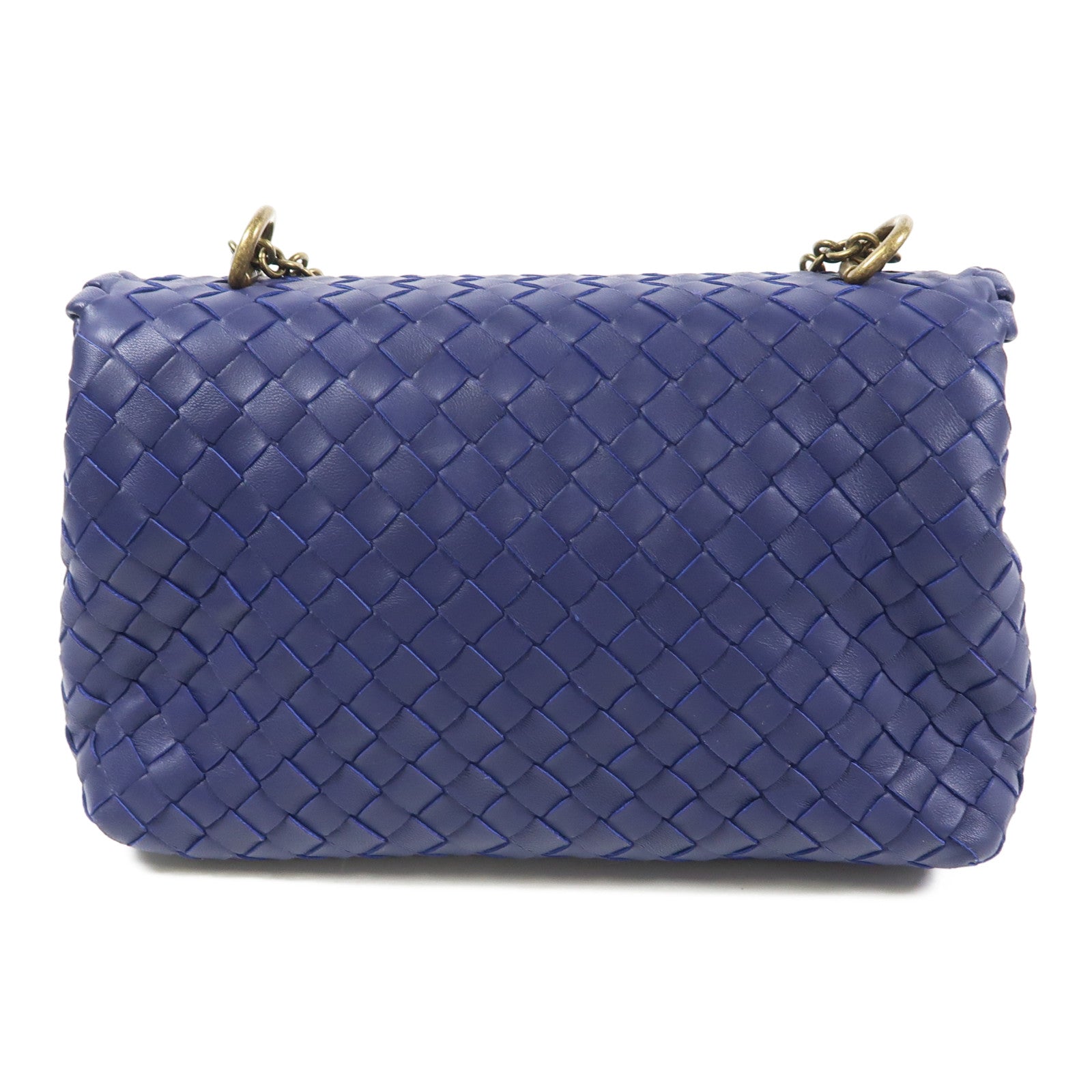 BOTTEGA VENETA 牛皮皮革Chain Shoulder金扣鏈帶肩背袋