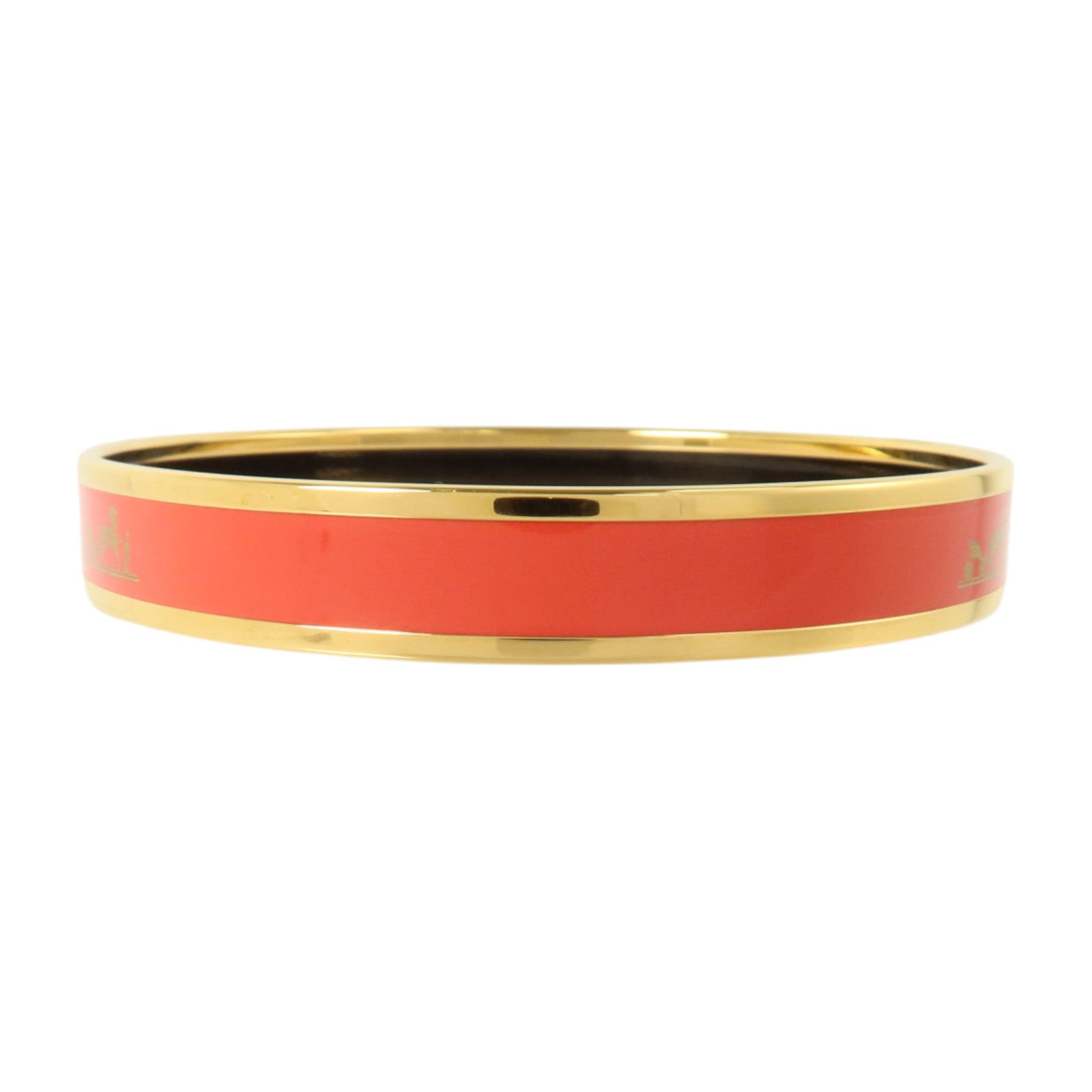 HERMES 金屬/琺瑯Caleche Bangle PM手鐲