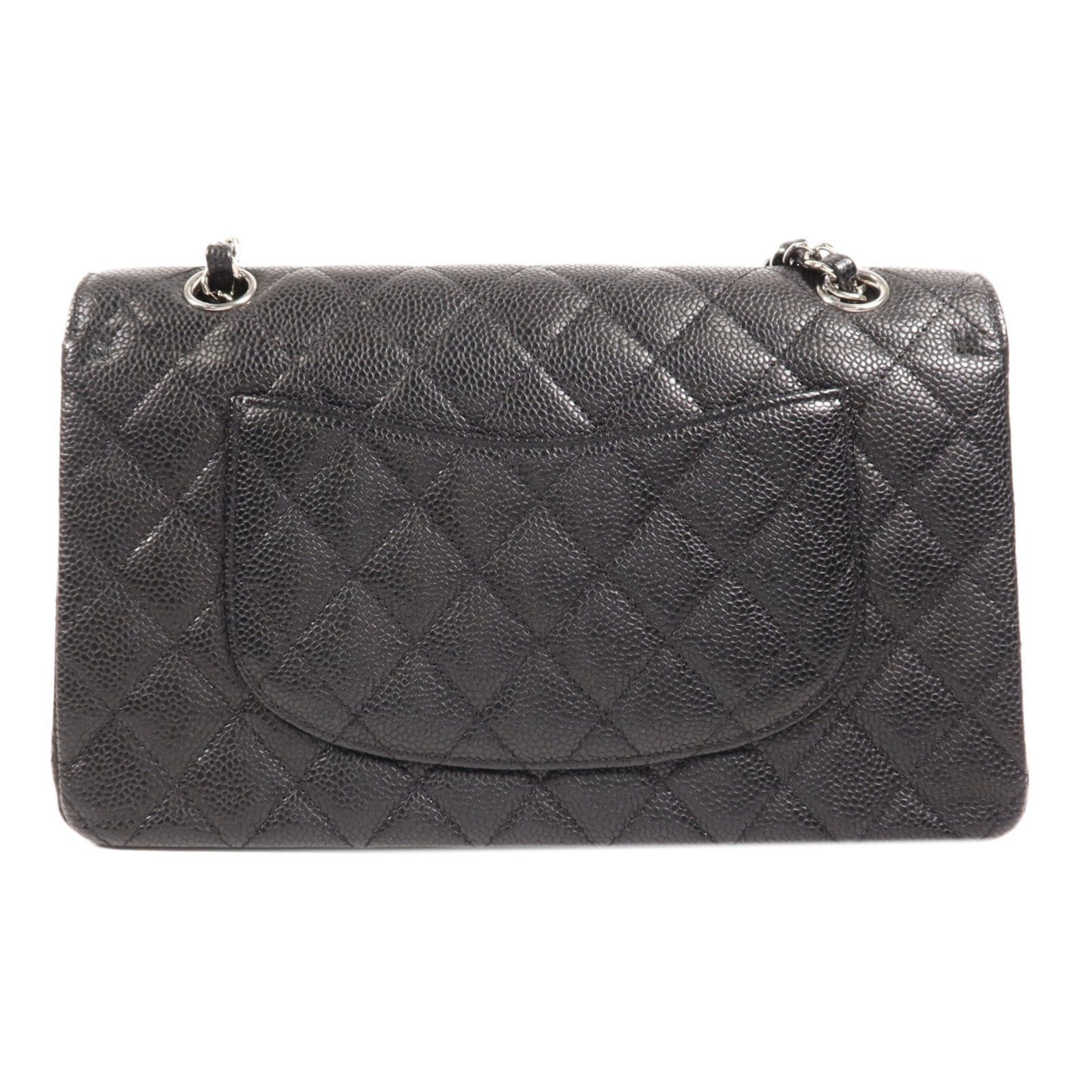 CHANEL 牛皮皮革Classic 25銀扣鏈帶肩背袋