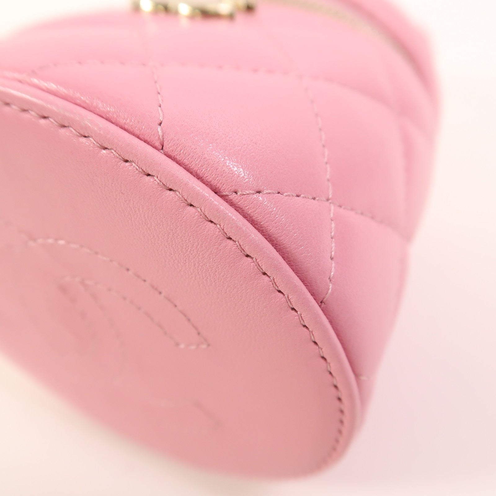 CHANEL 羊皮皮革Hand Bag金扣手挽袋