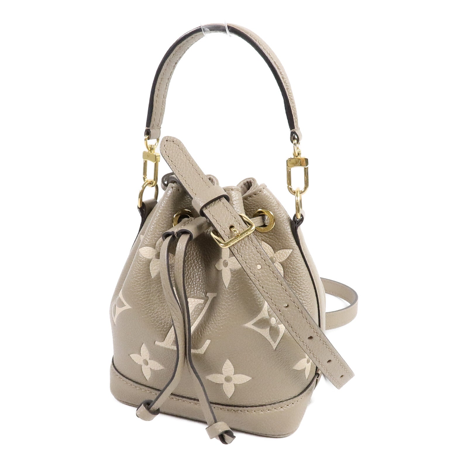 LOUIS VUITTON Monogram Empreinte Nano Noe手挽肩背兩用袋