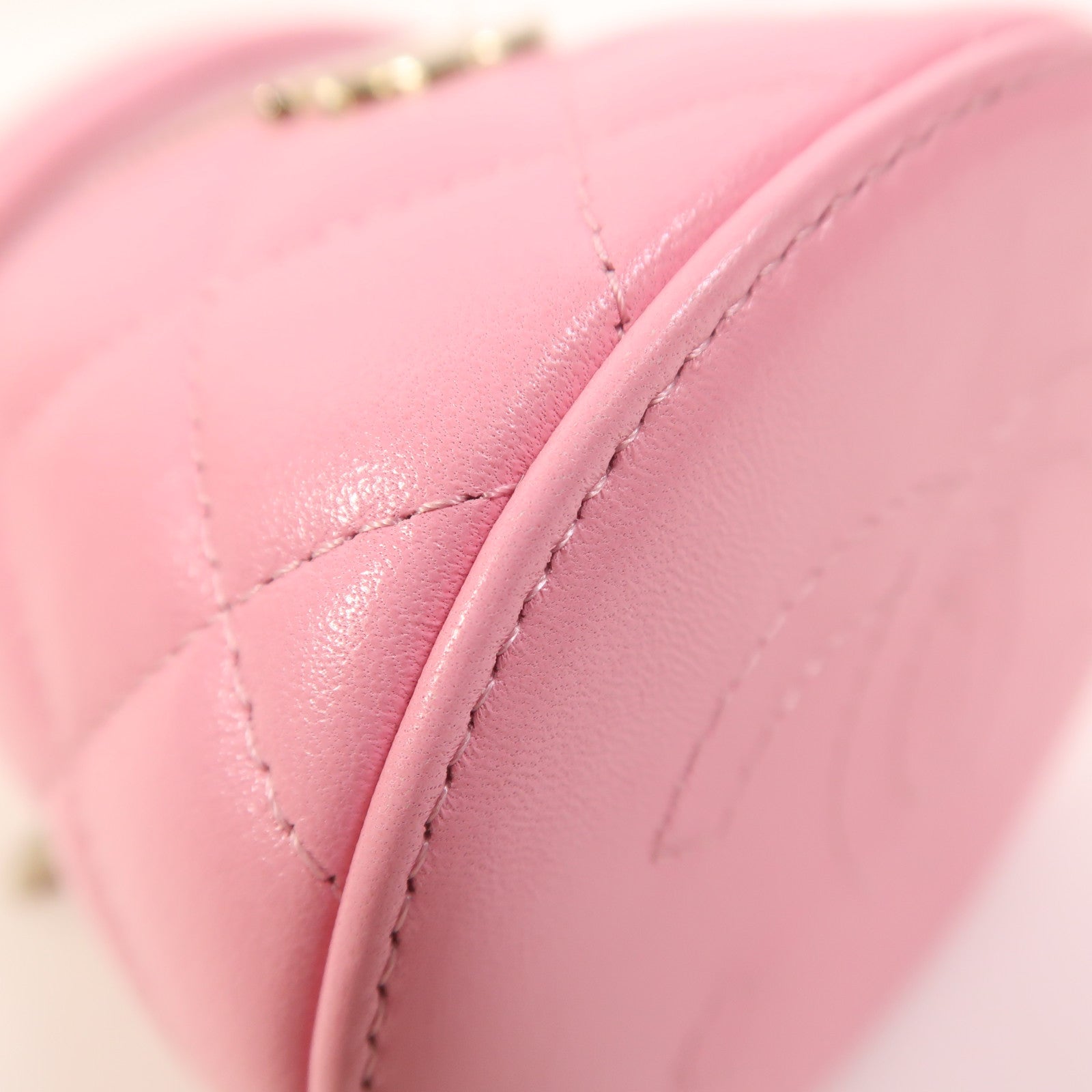 CHANEL 羊皮皮革Hand Bag金扣手挽袋