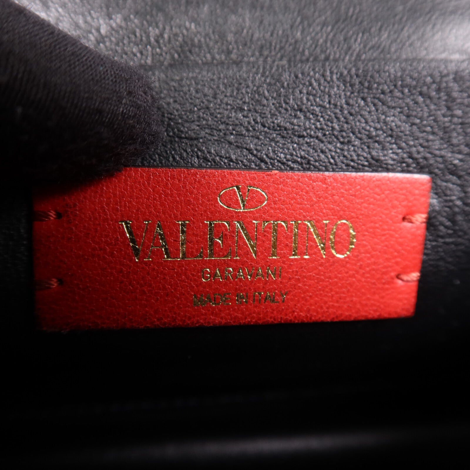 Valentino 牛皮皮革Shoulder Bag金扣肩背袋