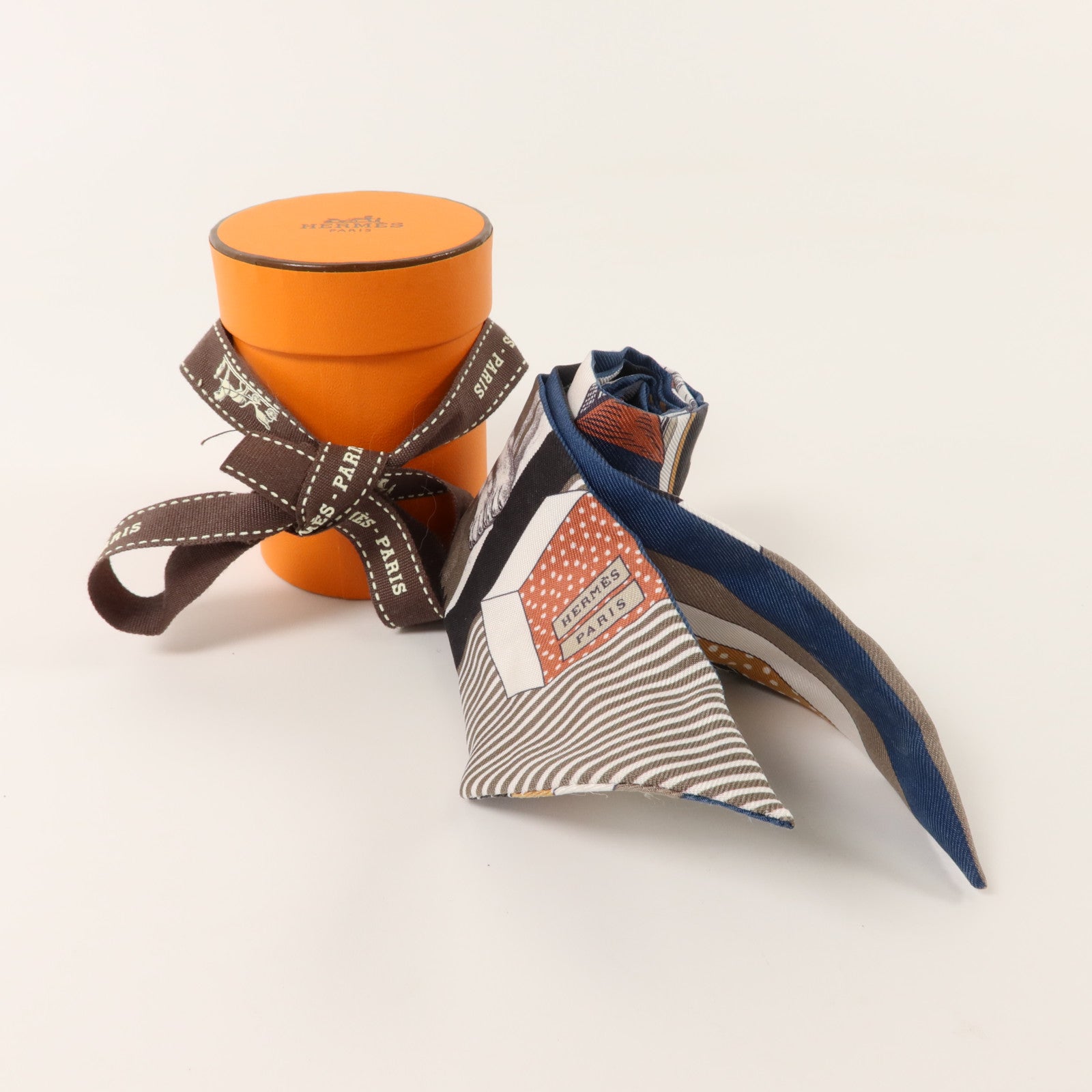 HERMES 絲質Twilly絲巾