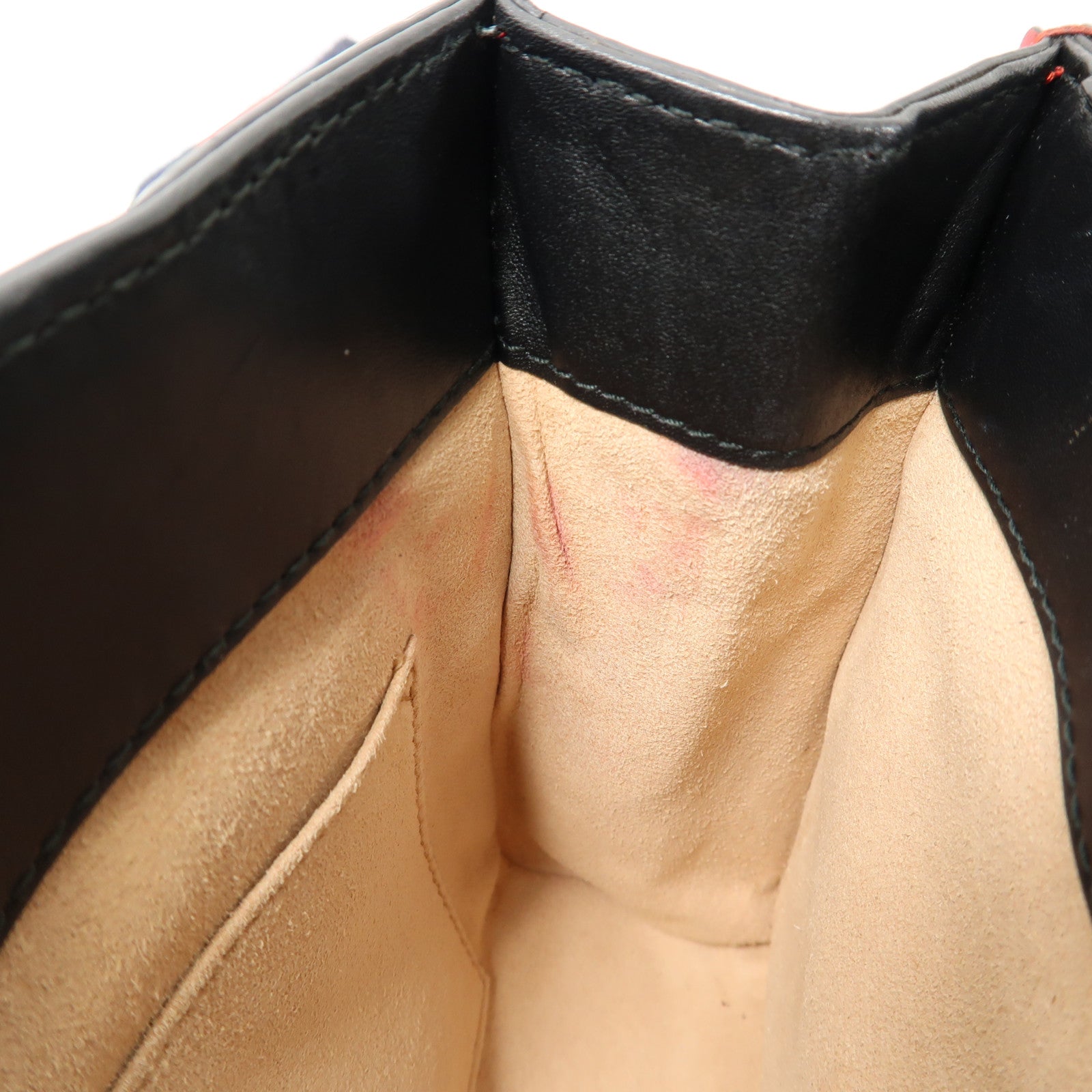 GUCCI 牛皮皮革2 Way Shoulder Bag金扣手挽肩背兩用袋黑色