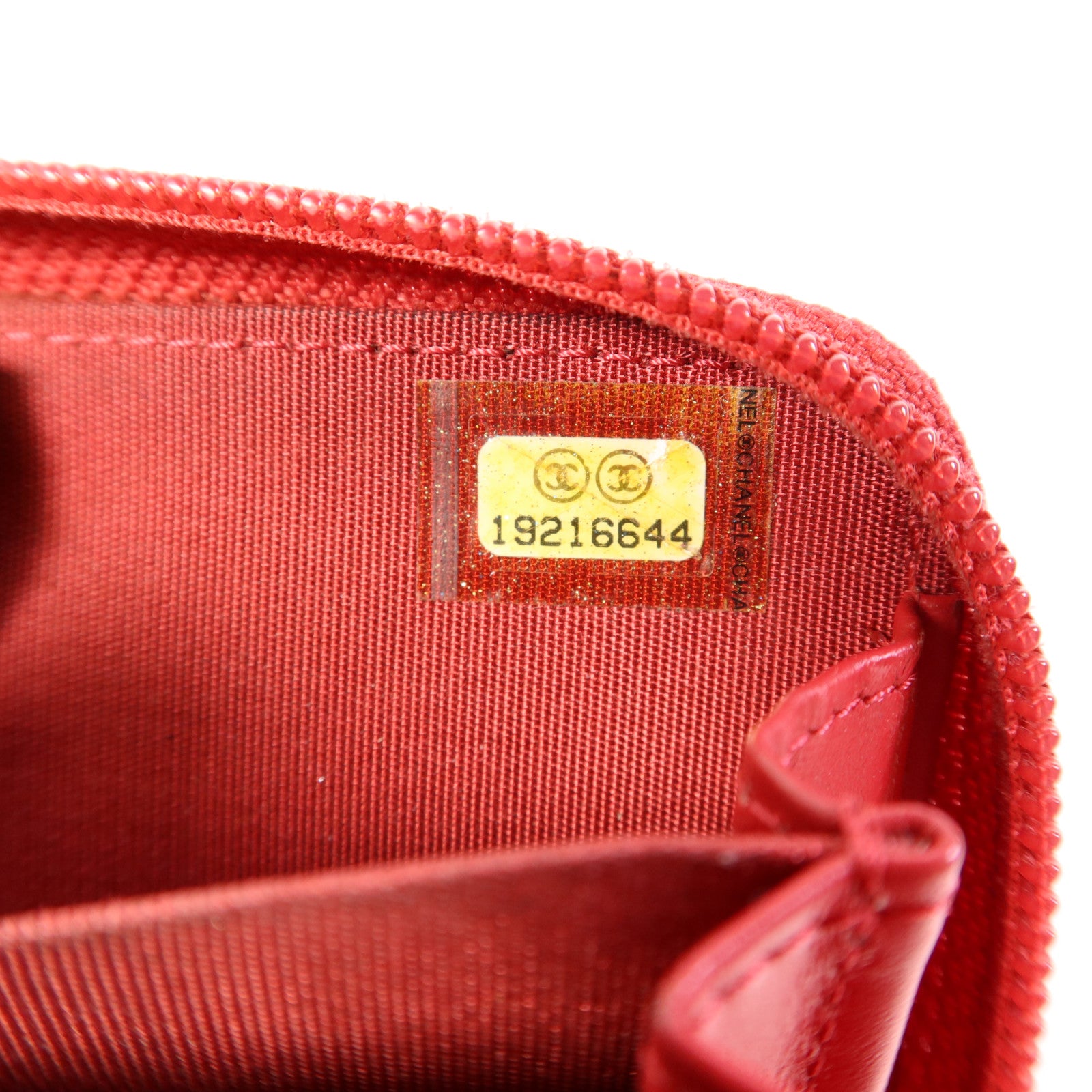 CHANEL 牛皮皮革Coin Case銀扣零錢包