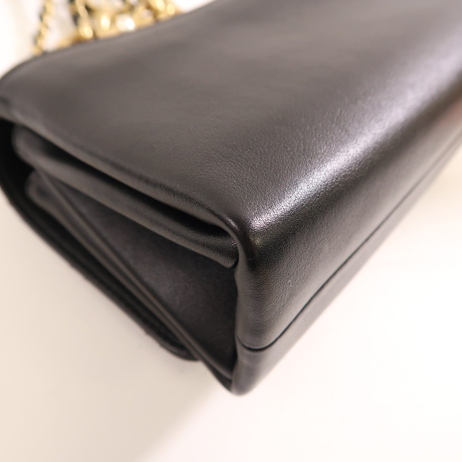 CHANEL 牛皮皮革2 Way Shoulder金扣肩背袋