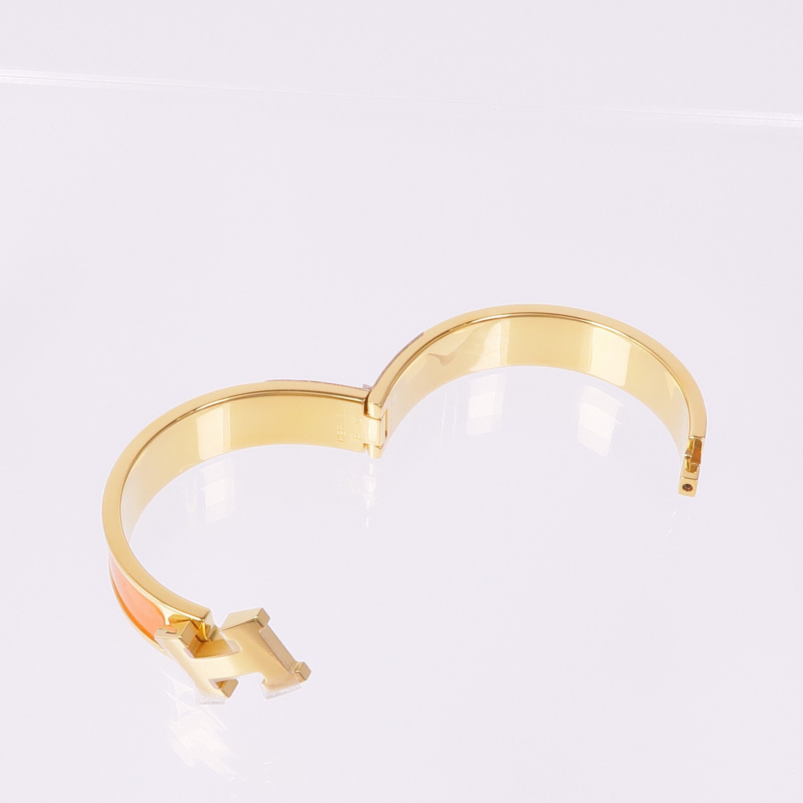 HERMES 琺瑯/金屬Clic H手鐲