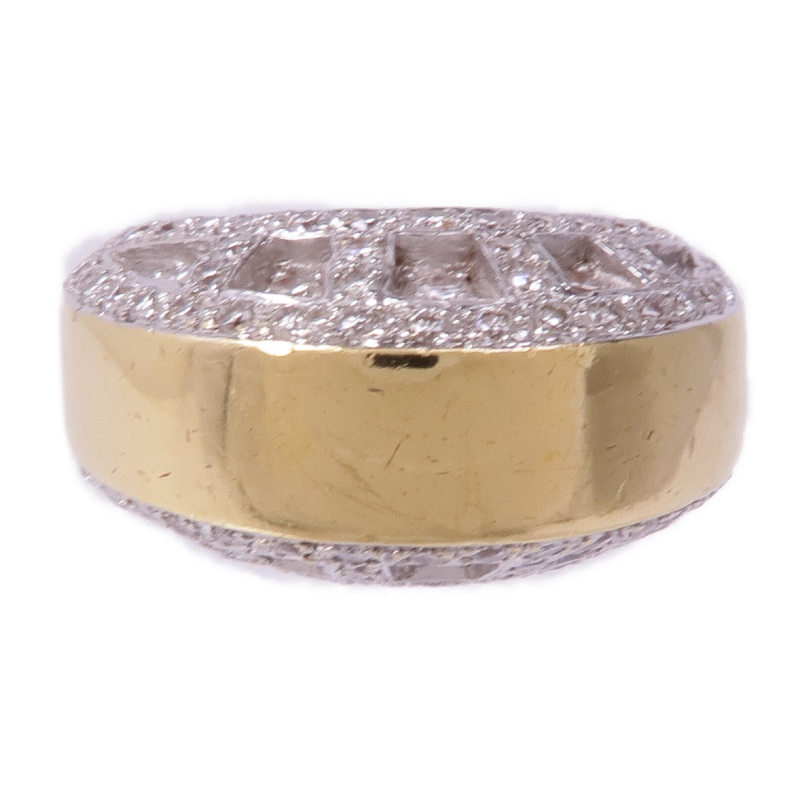 JEWELRY 【激減優惠】18K黃金/白金Diamond Ring鑽石戒指US#6.75