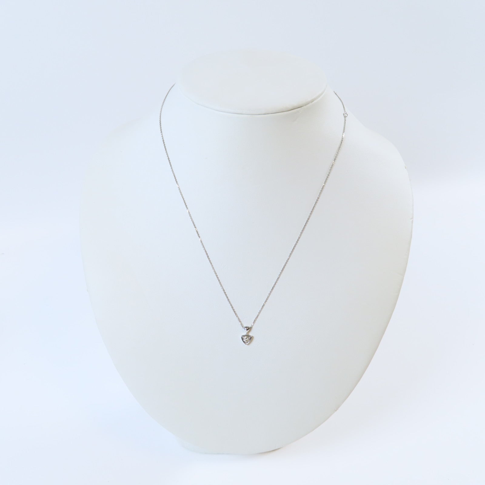 JEWELRY 【激減優惠】18K白金Diamond Necklace 0.113ct鑽石項鍊