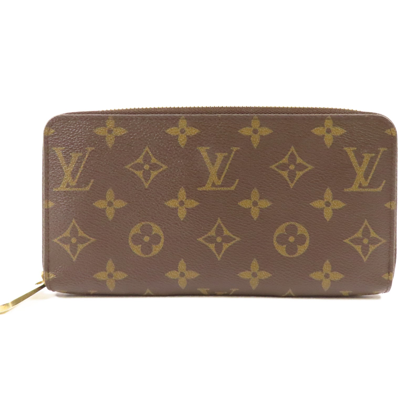 LOUIS VUITTON Monogram Zipper Long Wallet金扣長錢包