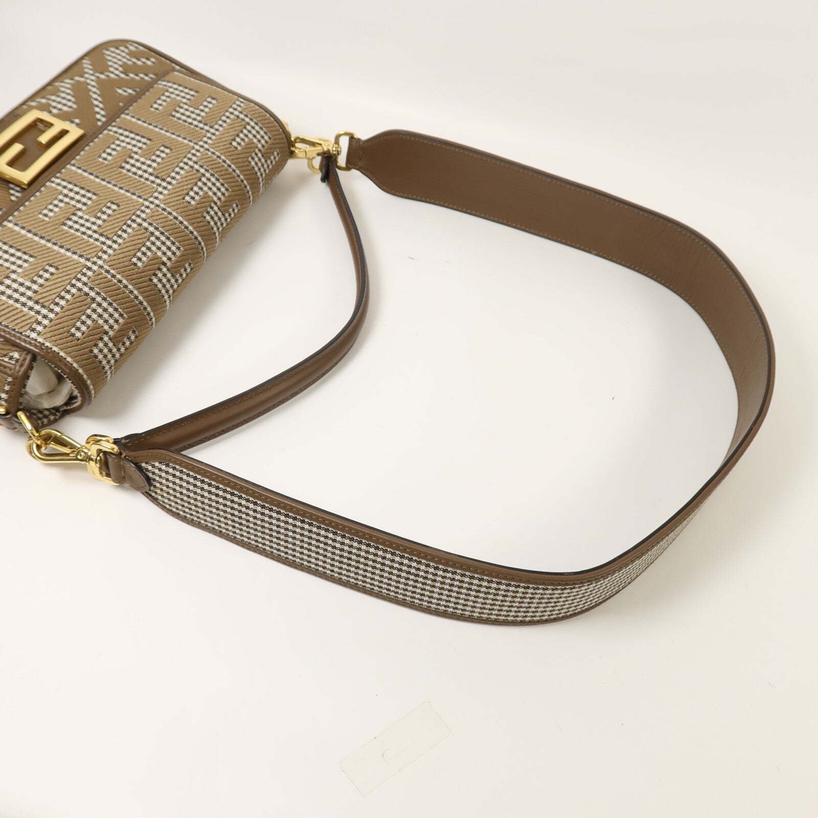 FENDI 帆布Baguette手挽肩背兩用袋