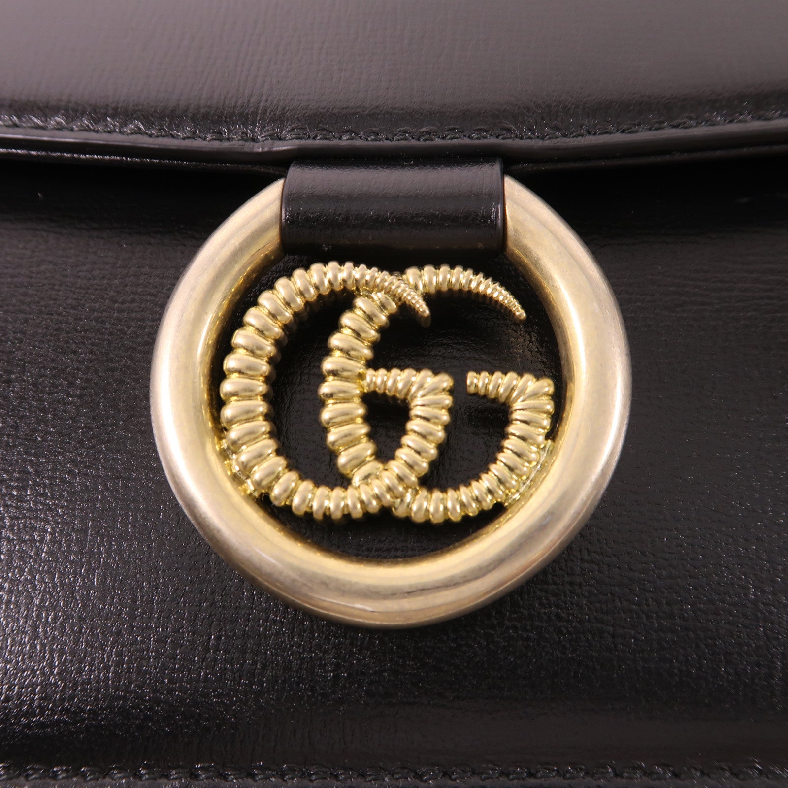 GUCCI 牛皮皮革Shoulder Bag金扣肩背袋