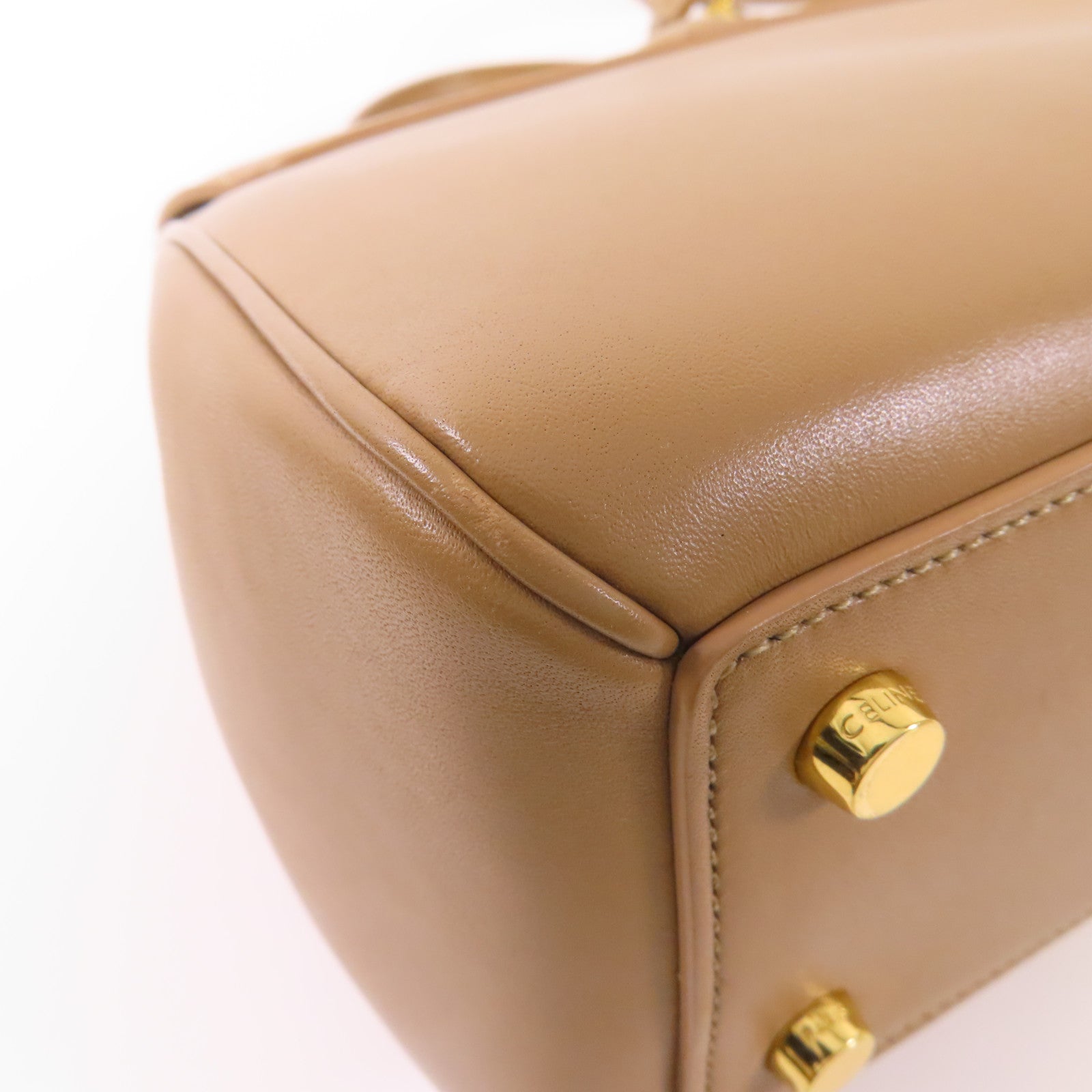 CELINE 牛皮皮革Celine 16金扣手挽肩背兩用袋