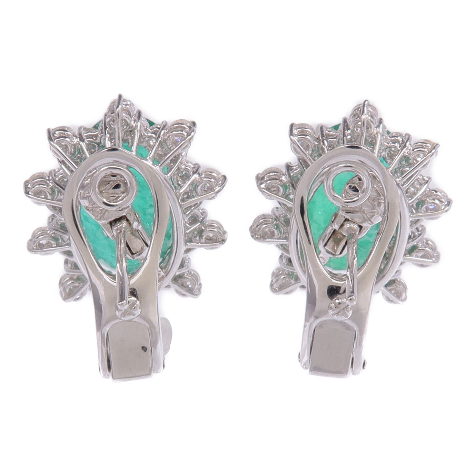 JEWELRY 18K白金Color Stone Diamond Earrings彩色寶石/鑽石耳環