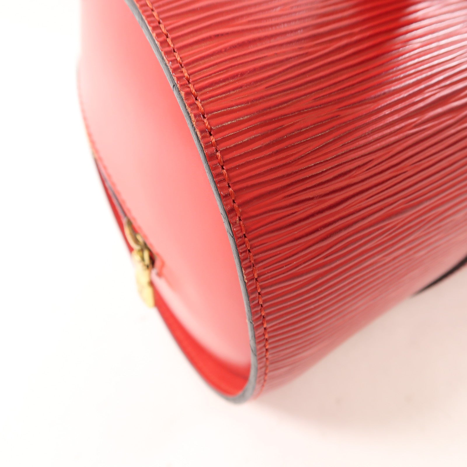 LOUIS VUITTON Epi Sufflo金扣肩背袋紅色