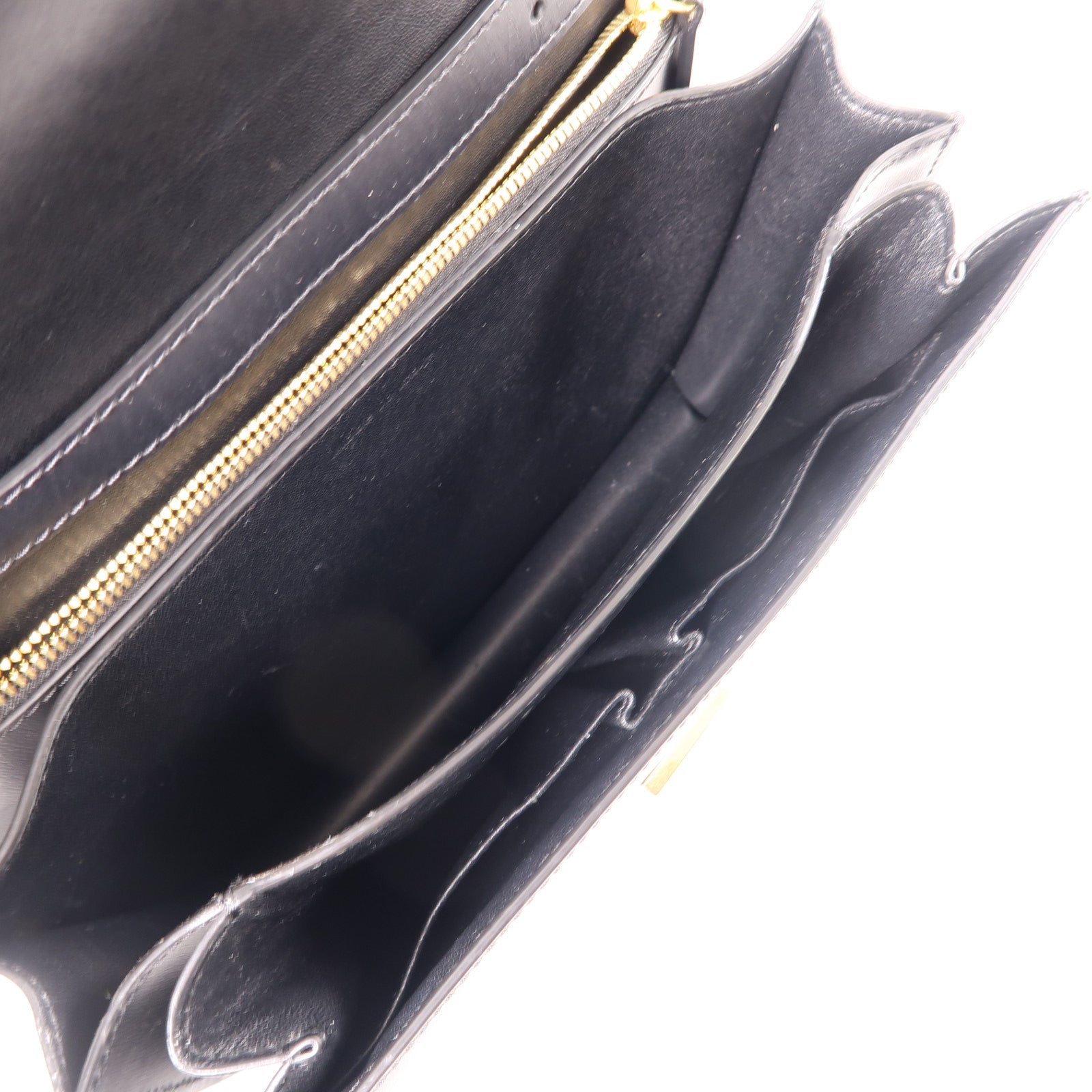 CELINE 牛皮皮革Classic Box金扣肩背袋黑色