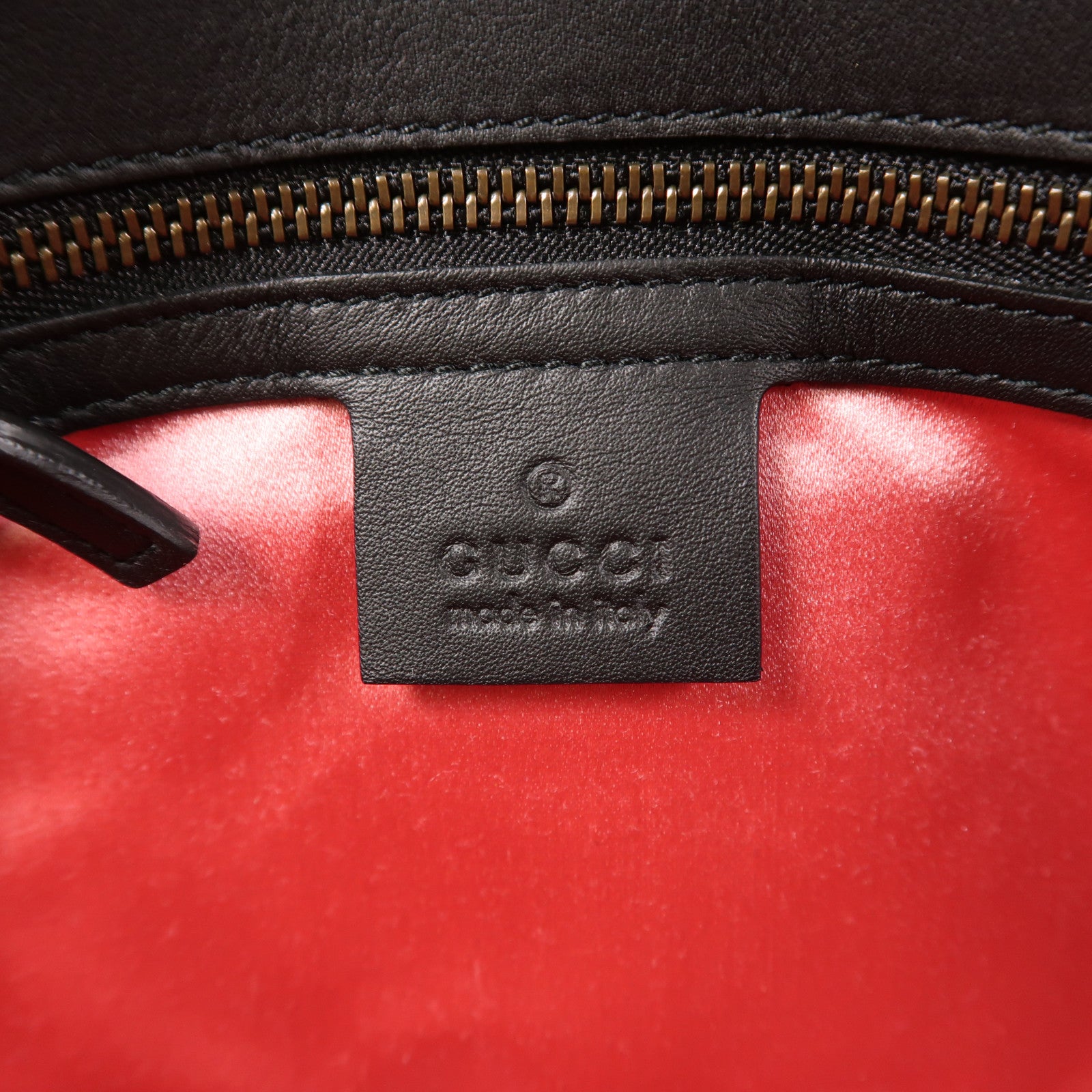 GUCCI Velvet GG Marmont Shoulder Bag金扣鏈帶肩背袋