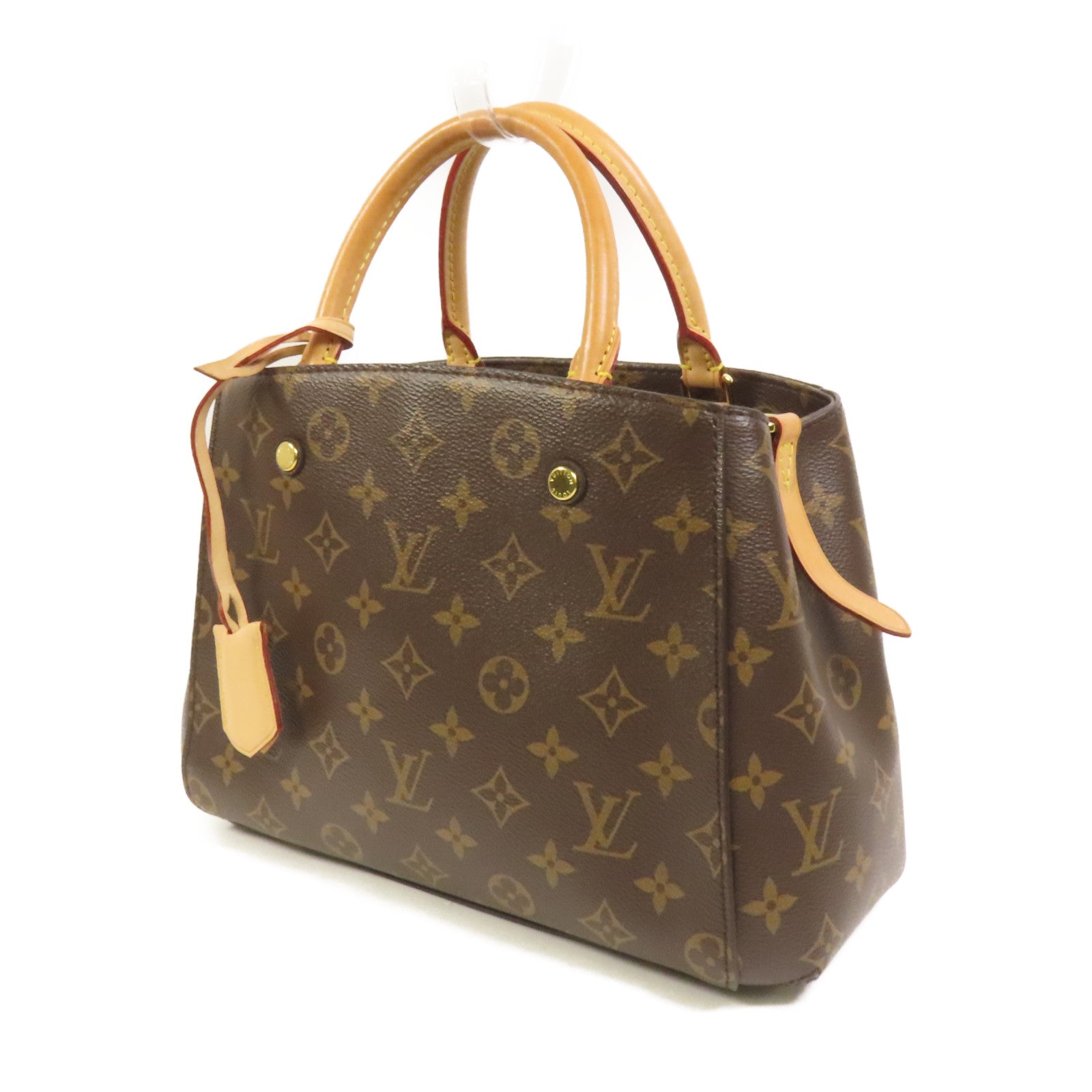 LOUIS VUITTON Monogram Montaigne BB金扣手挽肩背兩用袋